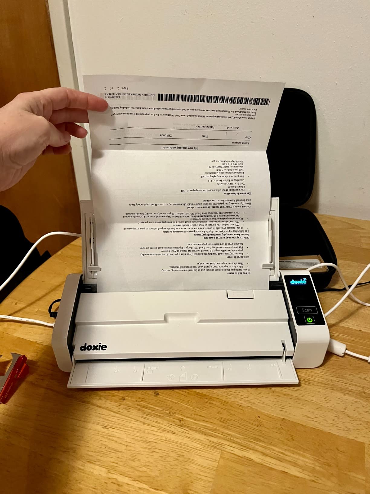 Doxie Pro - Duplex Document Scanner and Receipt Scanner for Home and Office with Amazing Software for Mac and PC customer photo 2