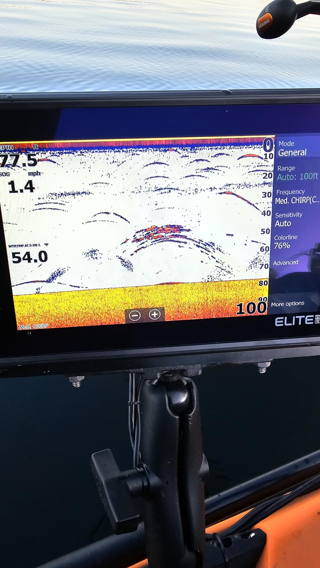 Lowrance Elite FS Fish Finder/Chartplotter, 7-12 Inch, C-MAP Charts customer photo 1