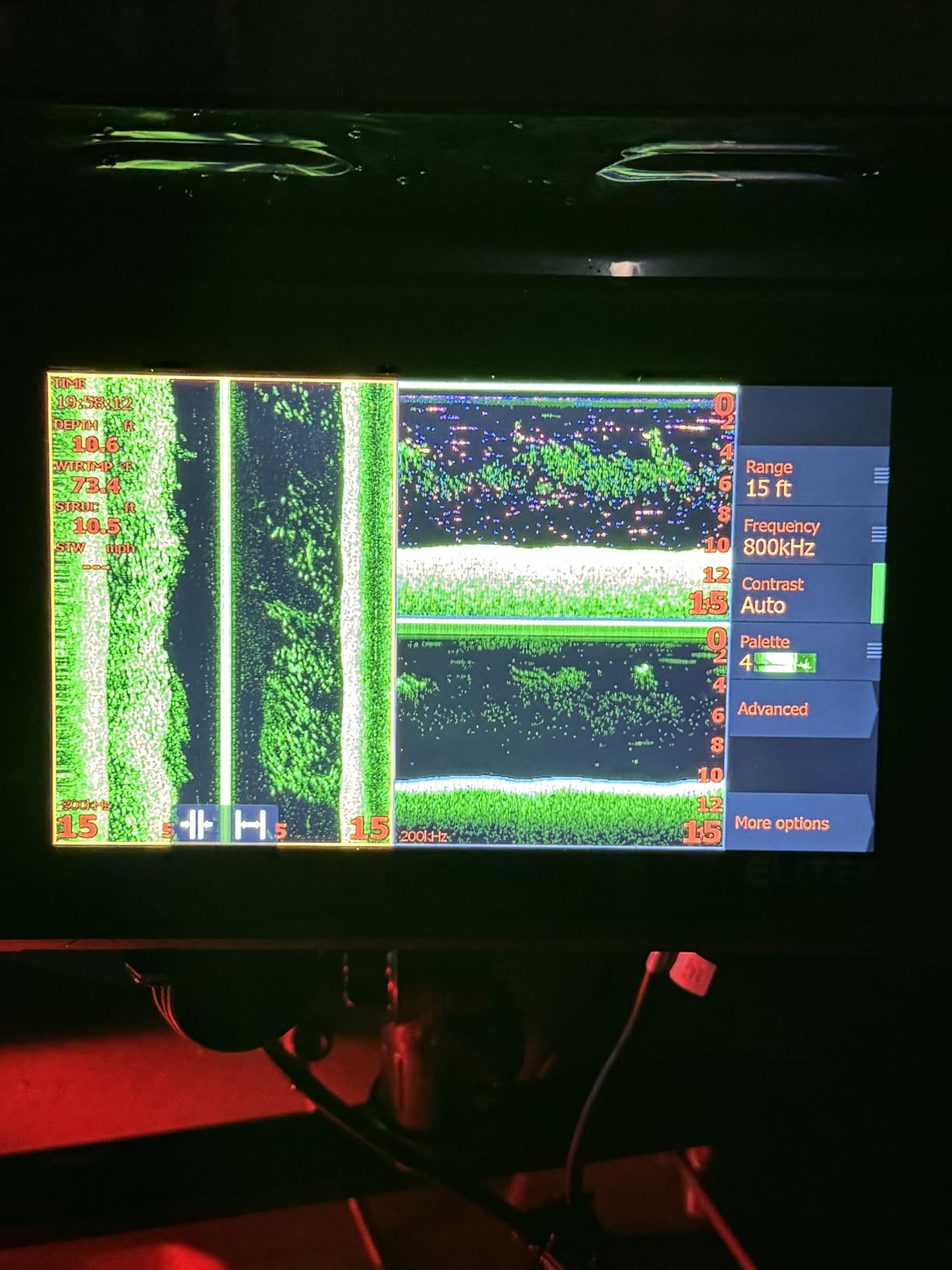 Lowrance Elite FS Fish Finder/Chartplotter, 7-12 Inch, C-MAP Charts customer photo 2