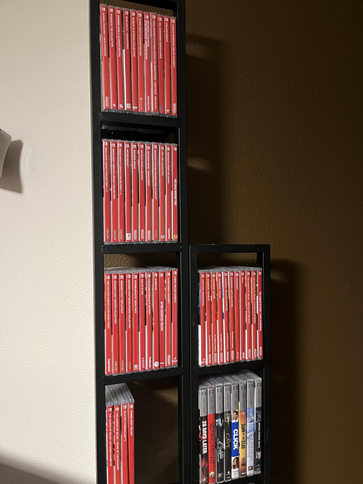 You Have Space Black Floating Shelves for Wall, 34 Inch Video Games CD DVD Storage Shelves, Cube Storage Organizer Shelf Set of 3 customer photo 2