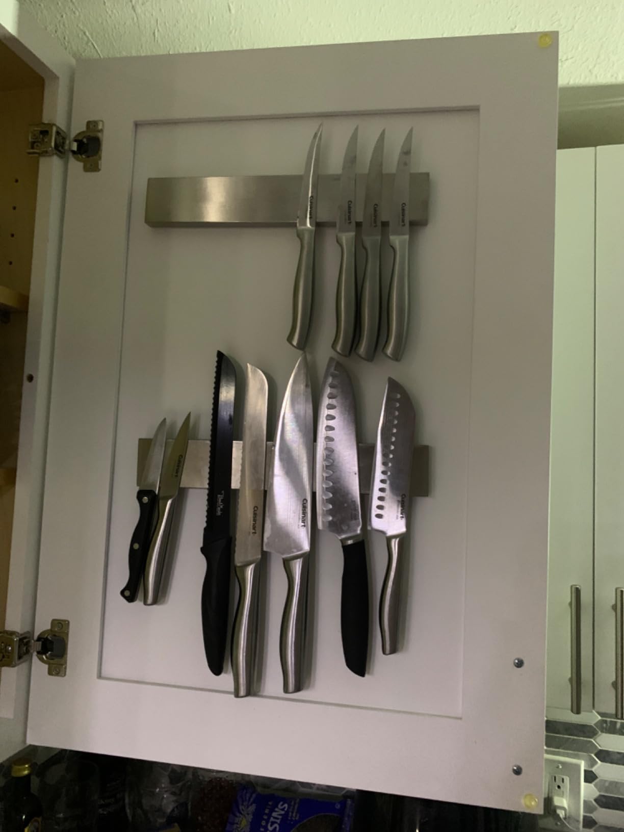 Steel Magnetic Knife Holder Strip for Wall, No Screws, 10