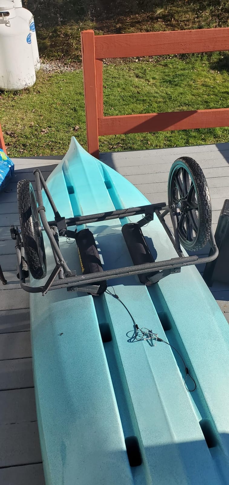 Suspenz All-Terrain Kayak Cart Dolly, Super Duty Canoe Cart with No-Flat Airless Wheels, 350 lb Capacity, Foldable Kayak Dolly, Model 22-9908 customer photo 1