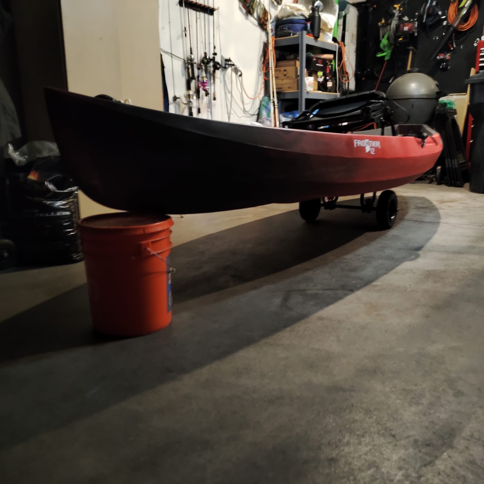 Pelican Canoe Kayak and SUP Transport Cart Sport Deluxe Cart for Canoe, Kayak and SUP - Adjustable Width - 2 Height Positions - Airless Tires - Heavy Dutty and Resistant - Easy to Assemble customer photo 2
