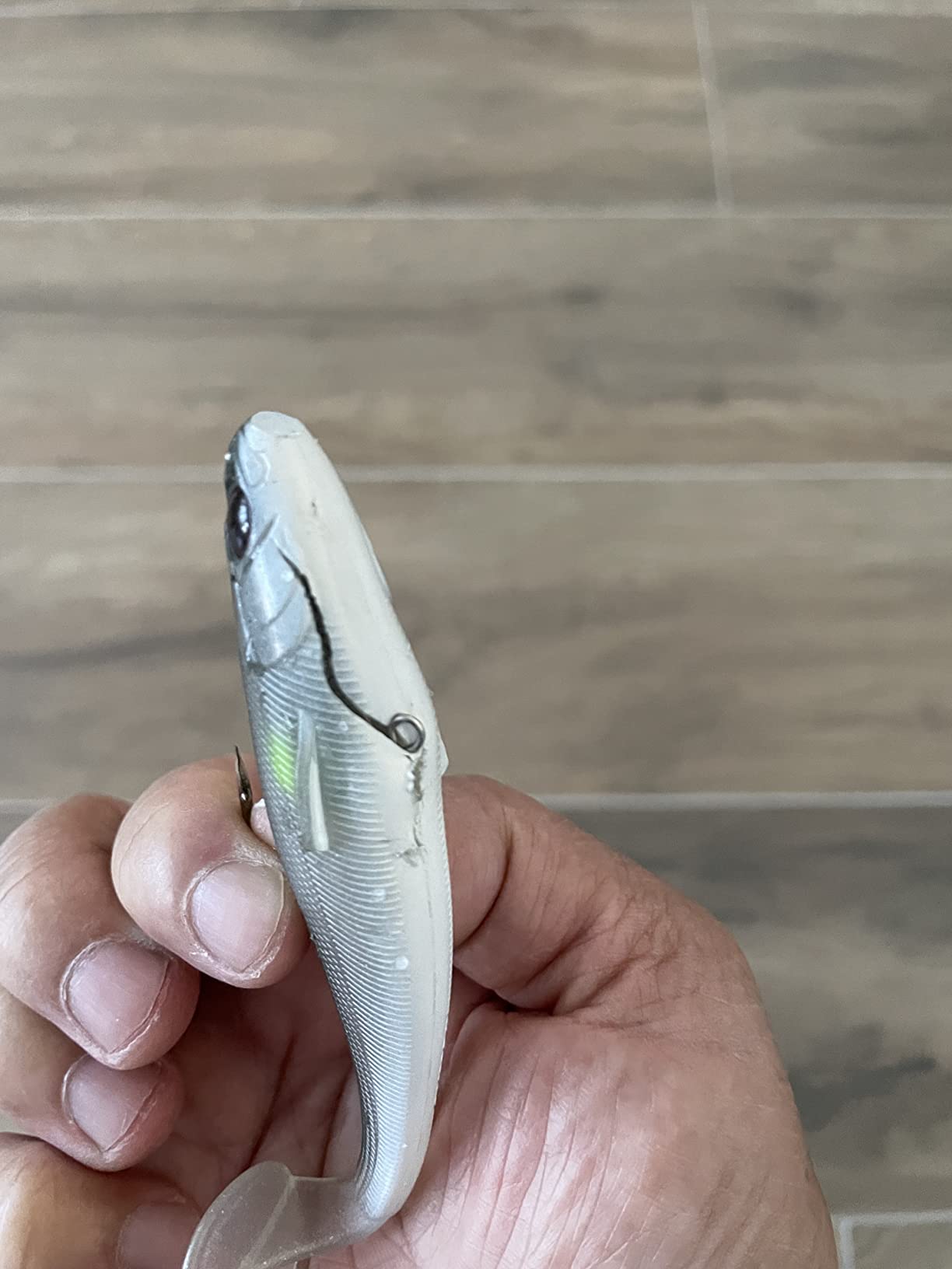TRUSCEND Shadtale Easy Catch Soft Fishing Lures with BKK Hooks - Trembly Sinking and Vibrating Swim for More Bites, Pre-Rigged Swimbaits for Bass, Trout, Crappie, Walleye, Freshwater Saltwater Fishing customer photo 2