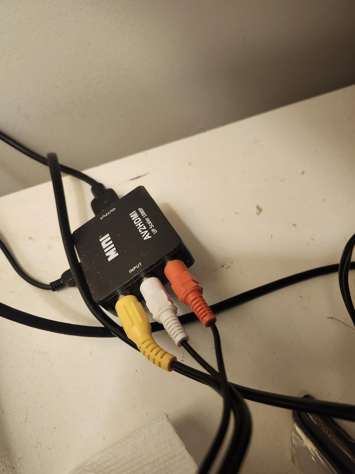 BD&M RCA to HDMI Converter, AV to HDMI Adapter Supports PAL/NTSC for PS2, PS3, Xbox, VHS, VCR, DVD Players customer photo 1