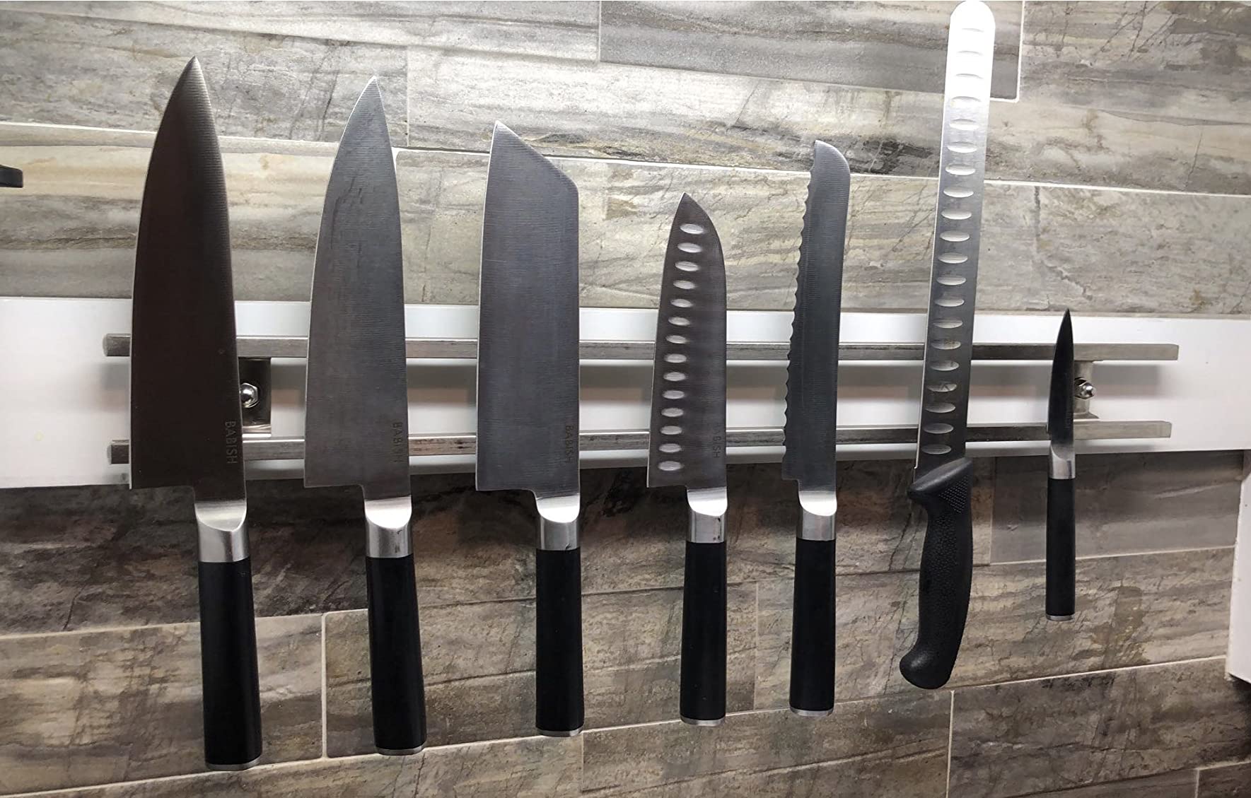 Babish 8-Inch Chef Knife – High-Carbon German 1.4116 Steel Kitchen Knife – Professional Cutlery for Precise Slicing and Chopping customer photo 2