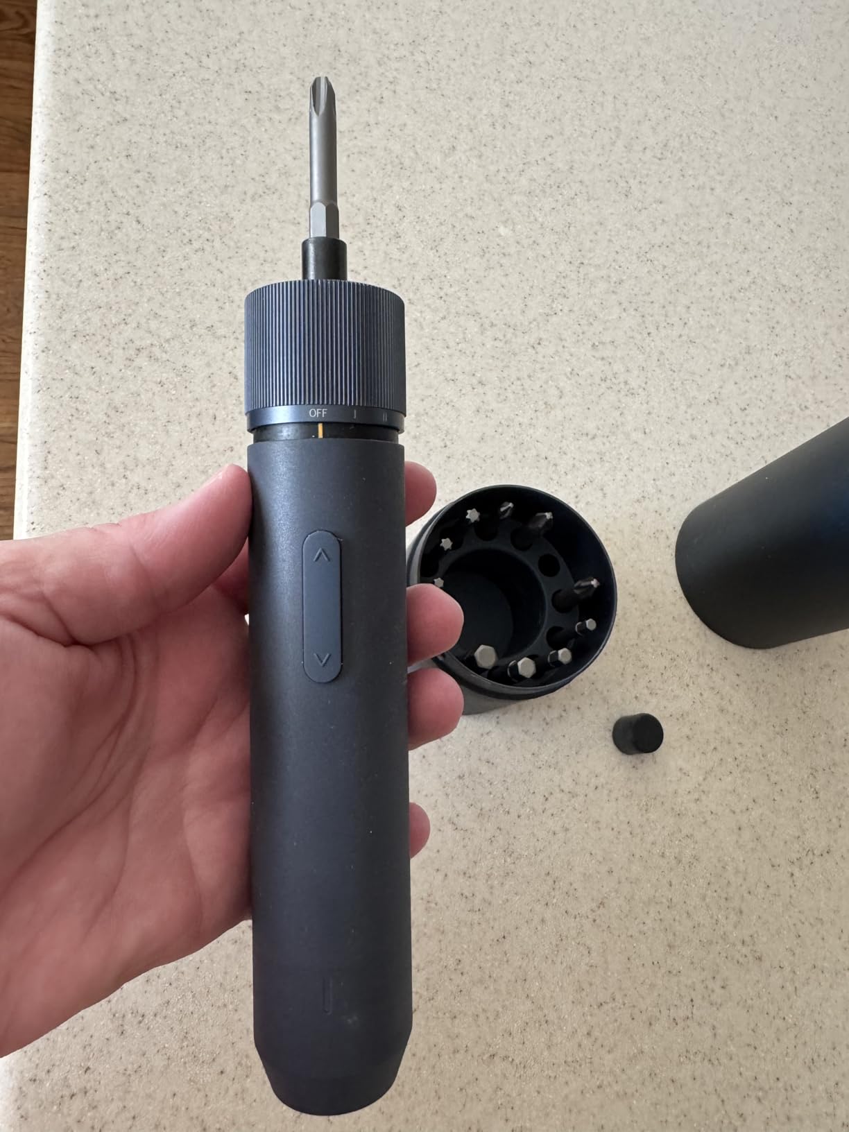 HOTO 12-in-1 Electric Screwdriver Rechargeable, Cordless Screwdriver Set customer photo 2