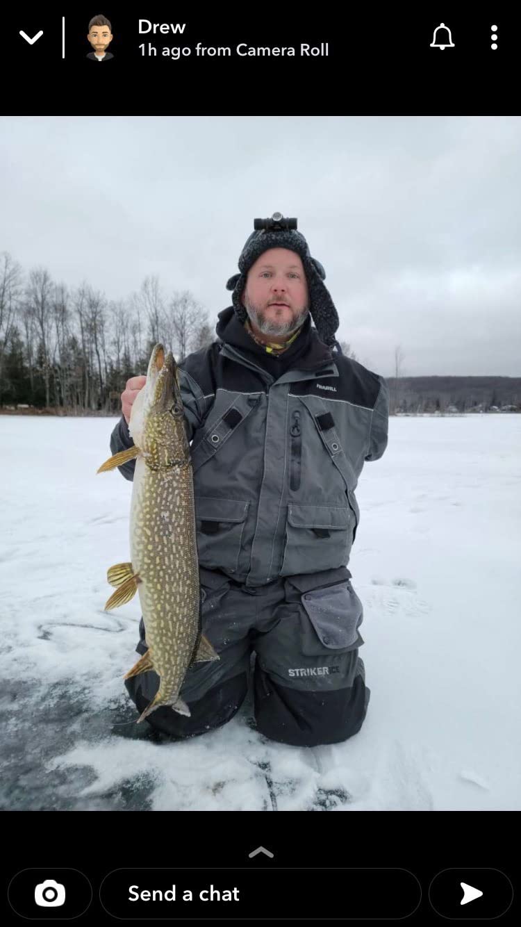 Striker Men's PredatorDurable Windproof Water-Resistant Outdoor Ice Fishing Bib with Sureflote Flotation Technology customer photo 1