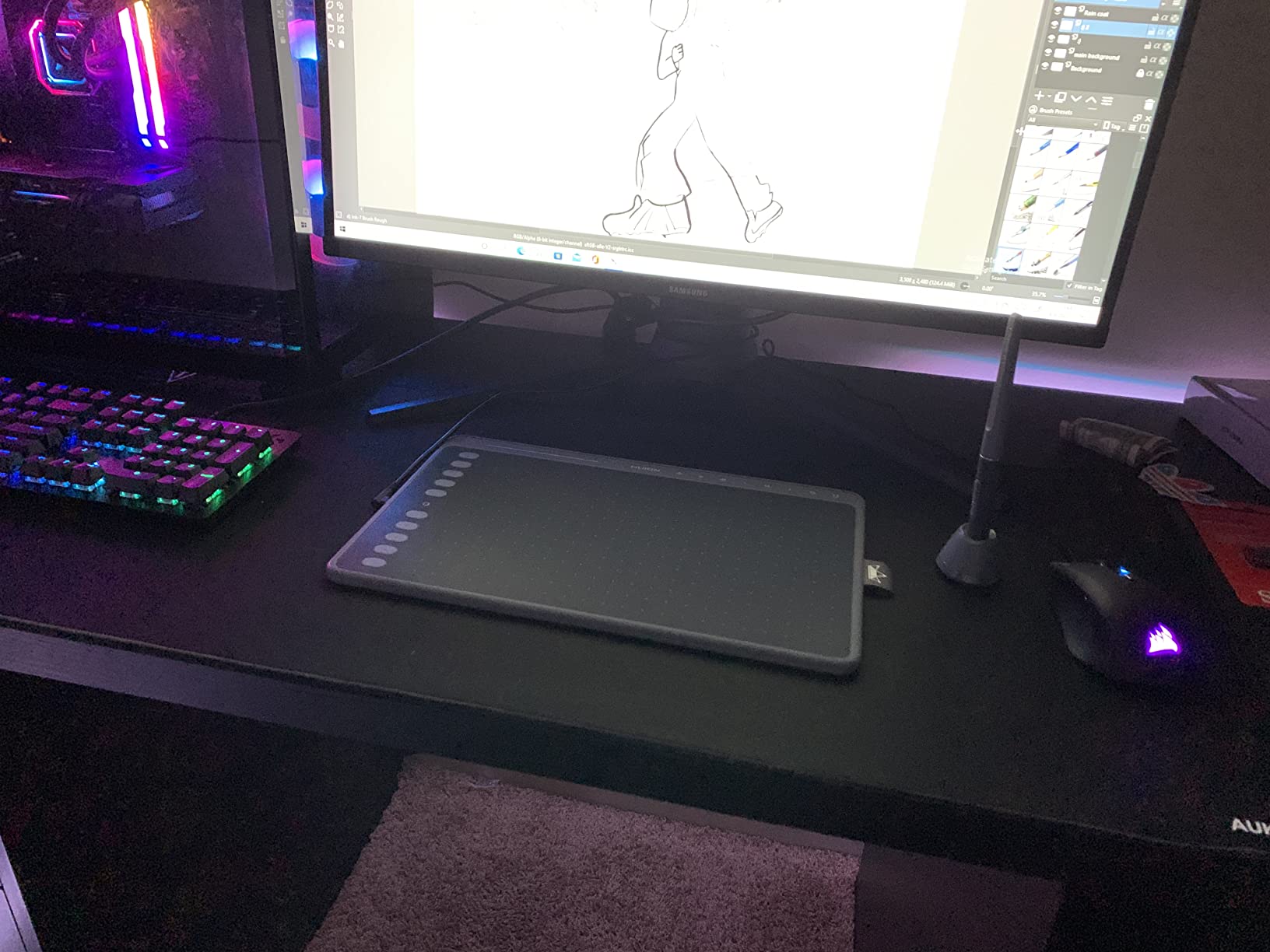 HUION Drawing Tablet H420X Graphics Tablet with 8192 Level Pen Pressure customer photo 2