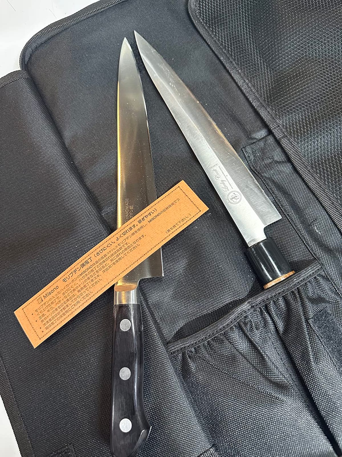 Chef’s Knife Roll Bag, Heavy Duty Oxford Chef Knife Bag, Portable 13 Slots Chef Knife Case, Multi-function Cutlery Knives Pouch Holder Knife Wrap Wallet Tool Roll customer photo 1