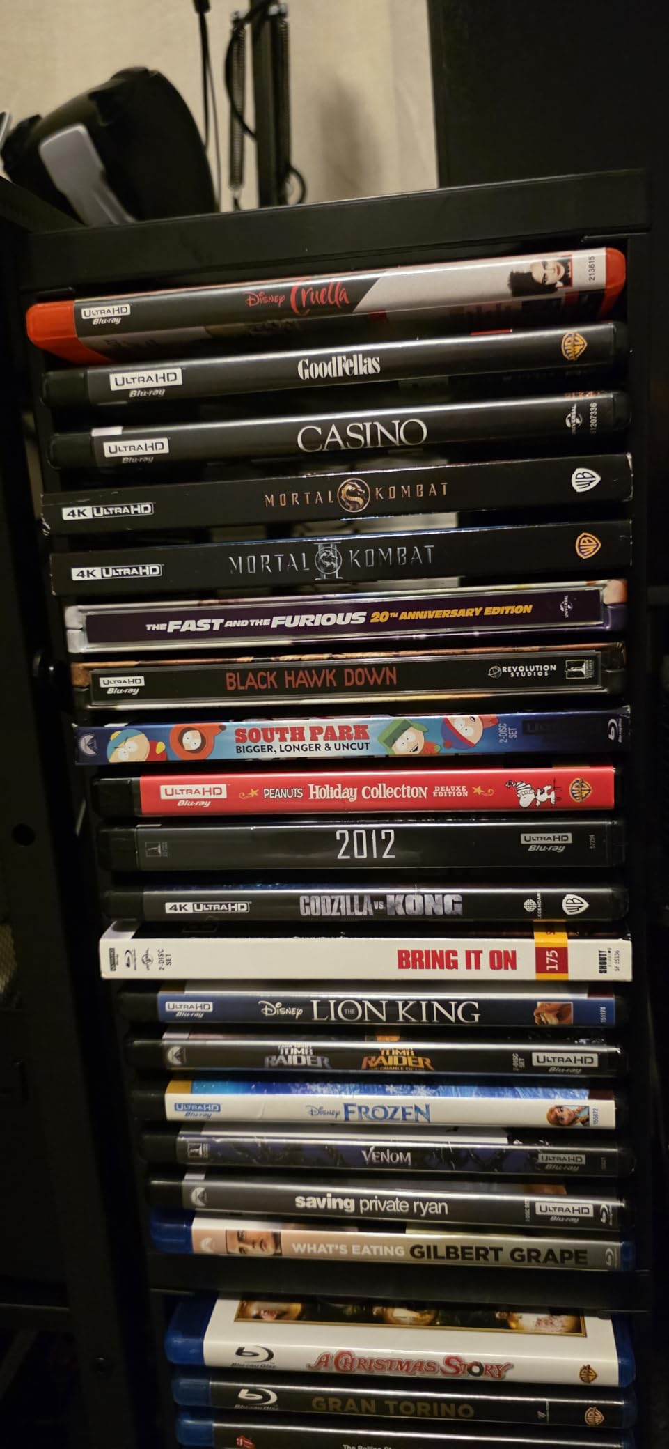 ADZ Game Storage Tower – Stores 36 Games or Blu-Ray Disks – Game Holder Rack for PS4, PS5, Xbox One, Xbox Series X/S Games and Blu-Ray Discs (Black) customer photo 1