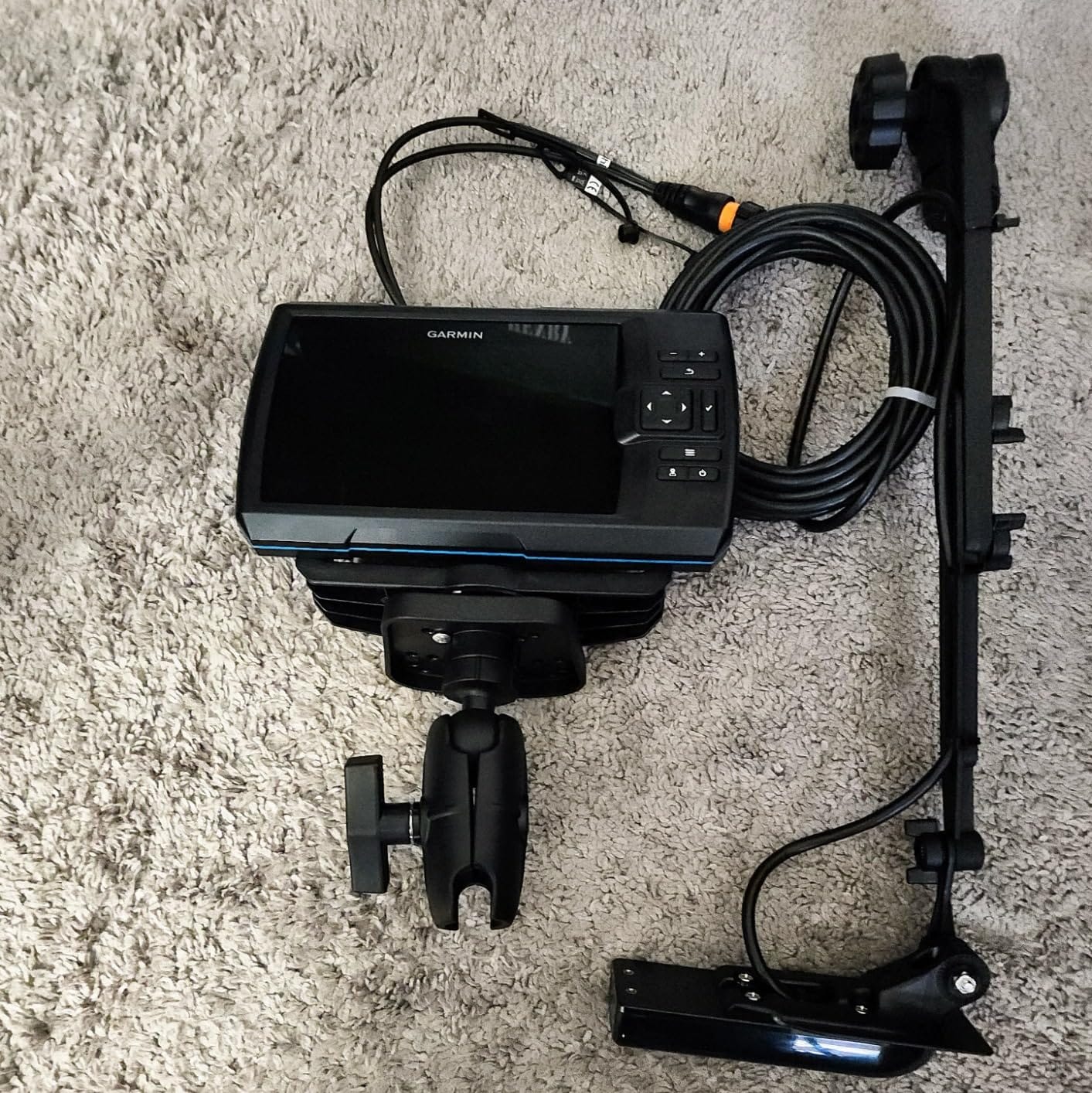 Fish Finder Track Mount with Transducer Mounting Arm for Kayak Boat customer photo 1