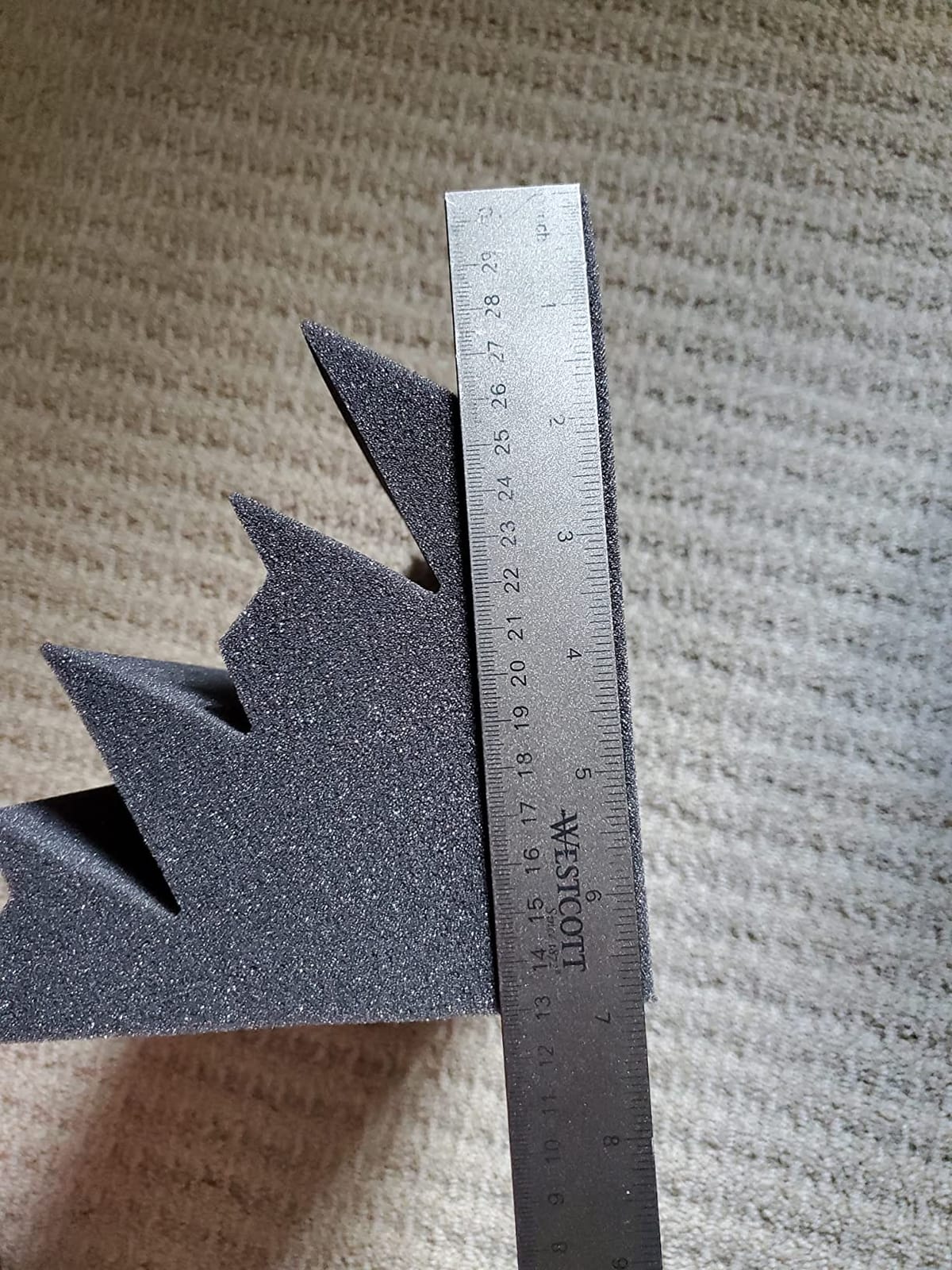 Acoustic Foam Bass Traps -12 Pack Wall Corner Studio Foam Blocks 12