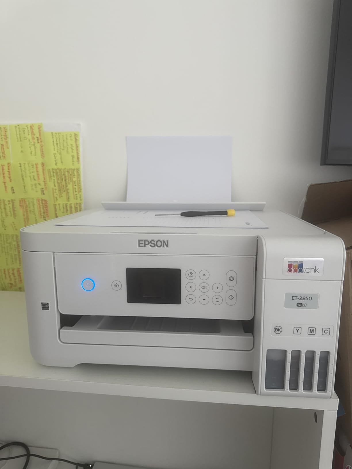 Epson EcoTank ET-4850 Wireless Color All-in-One Supertank Printer - Black customer photo 2