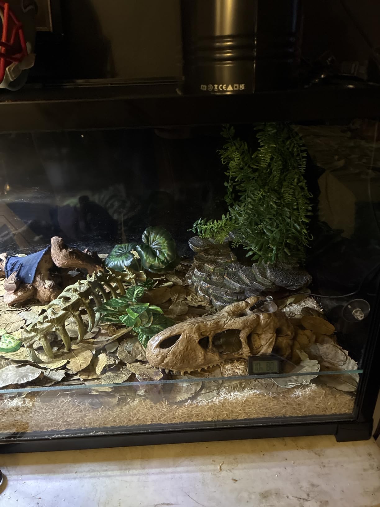 REPTIZOO Large 120 Gallon Reptile Terrarium, Reptile Tank 48