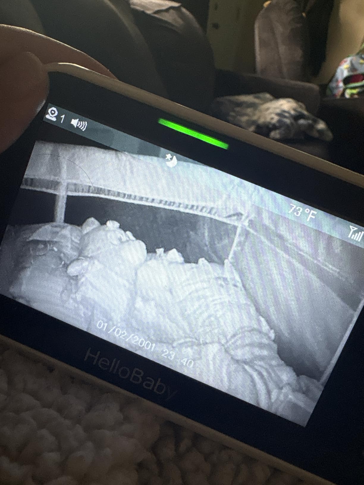 HelloBaby No WiFi Baby Monitor Camera and Audio HB6550, 5