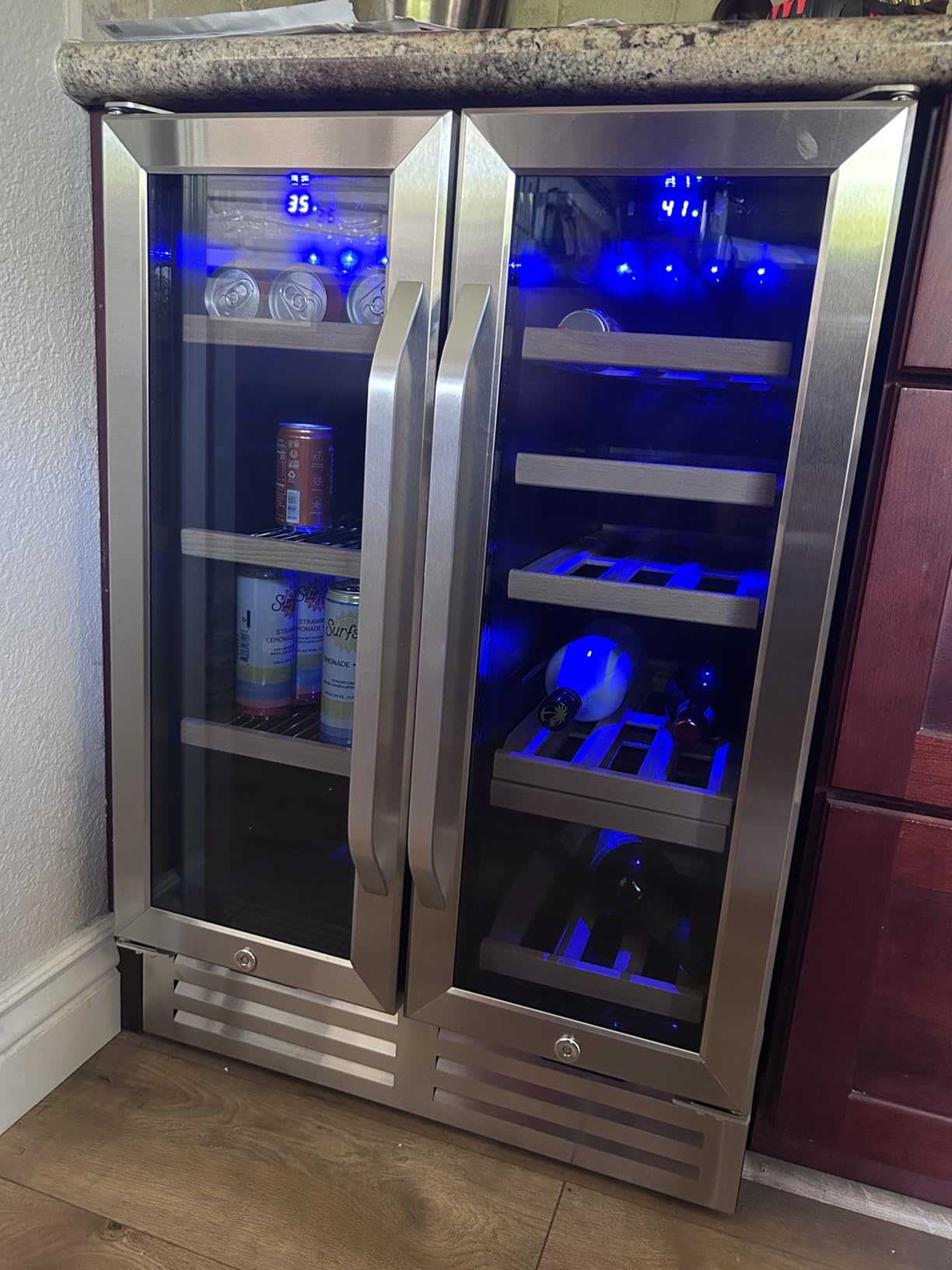 24 Inch Upgraded190 Bottles Wine Cooler Refrigerator customer photo 2