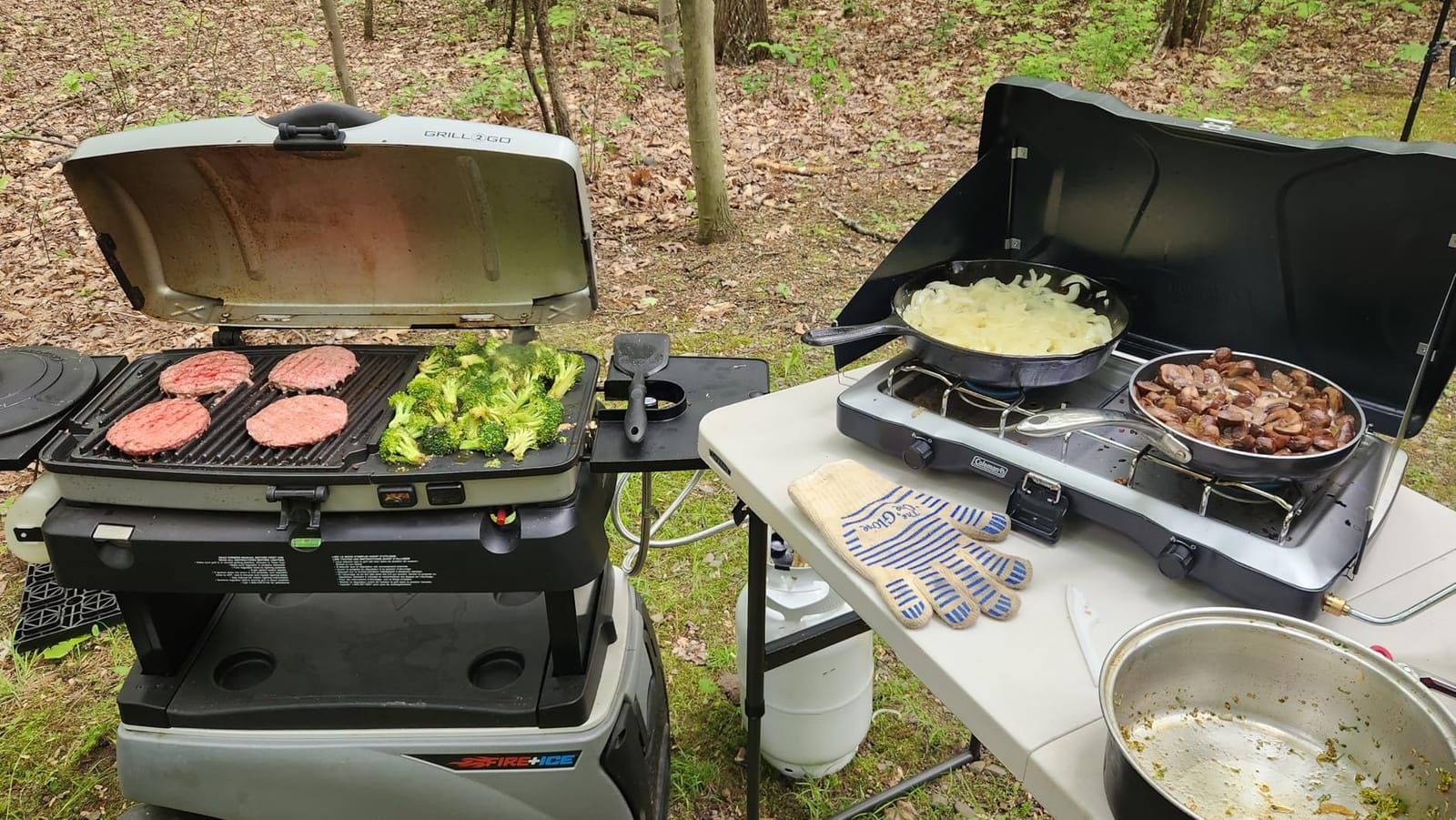 Coleman Triton 2-Burner Propane Stove, Portable Camping Cooktop customer photo 1