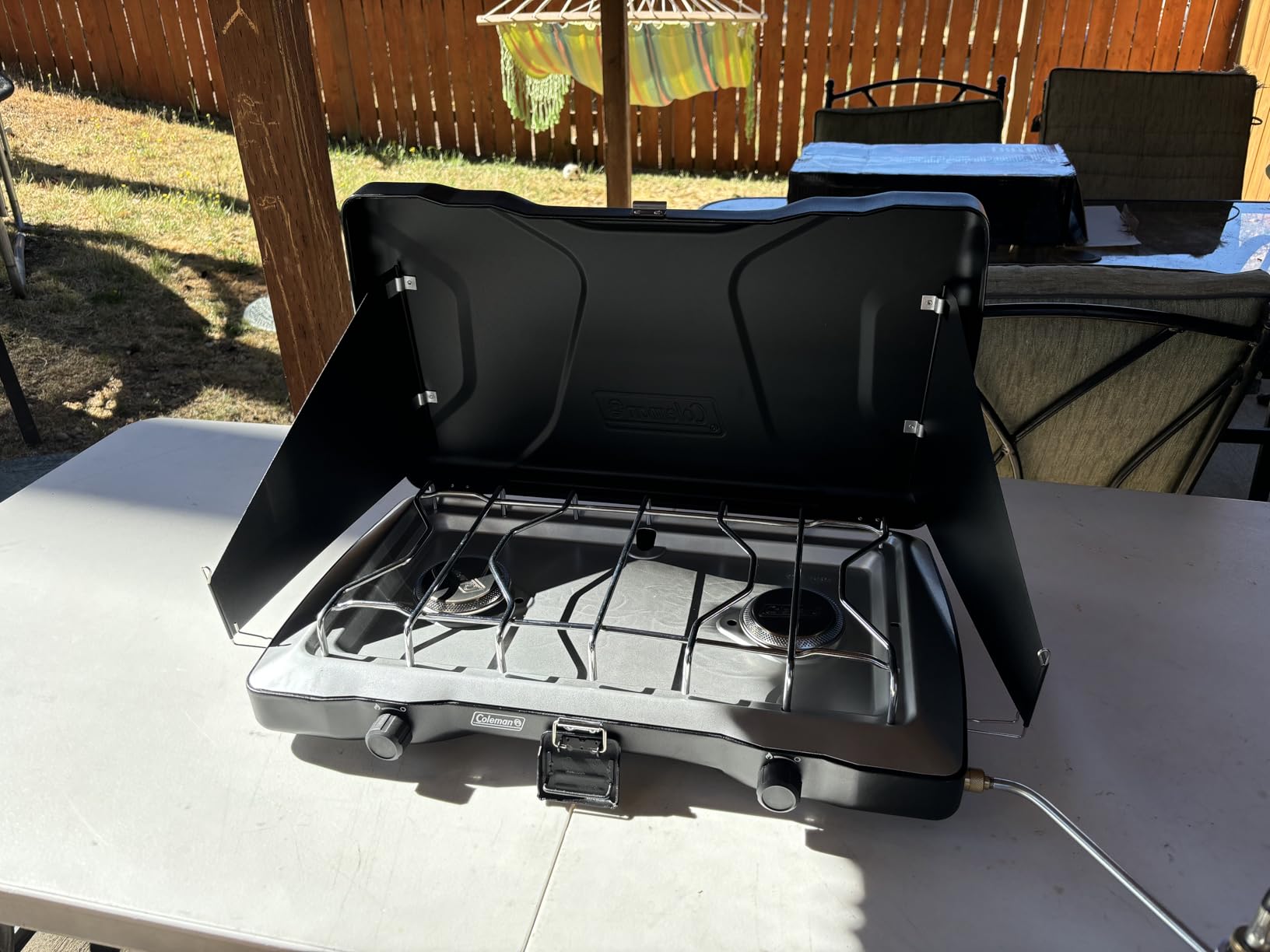 Coleman Triton 2-Burner Propane Stove, Portable Camping Cooktop customer photo 2