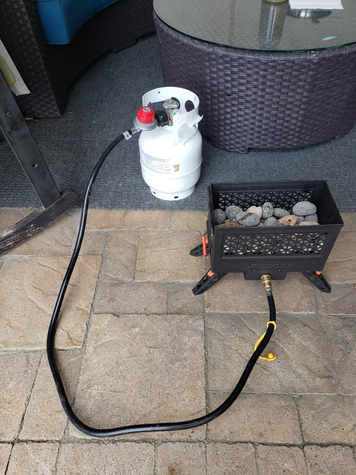 Ignik FireCan Portable Propane Fire Pit with Hose and Regulator customer photo 2