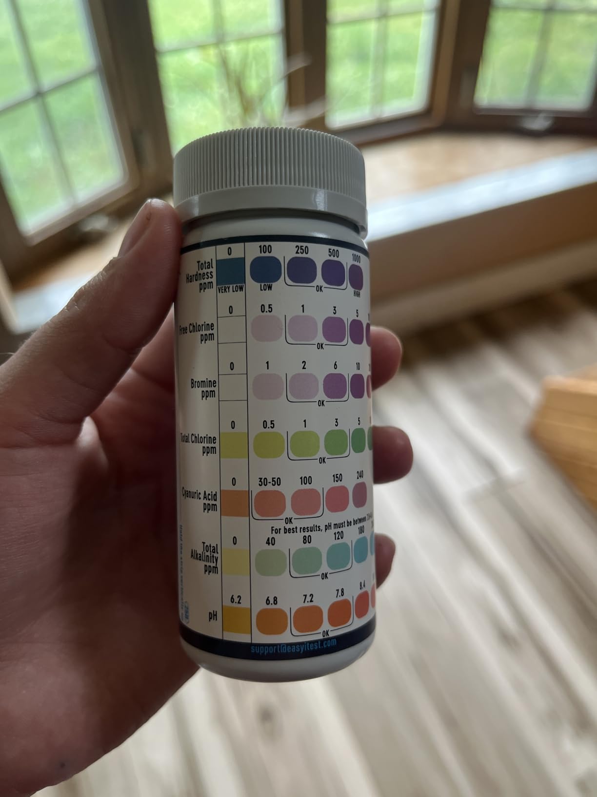 EASYTEST 7-Way Pool Test Strips, 150 Strips Water Test for Hot tub and Spa customer photo 1