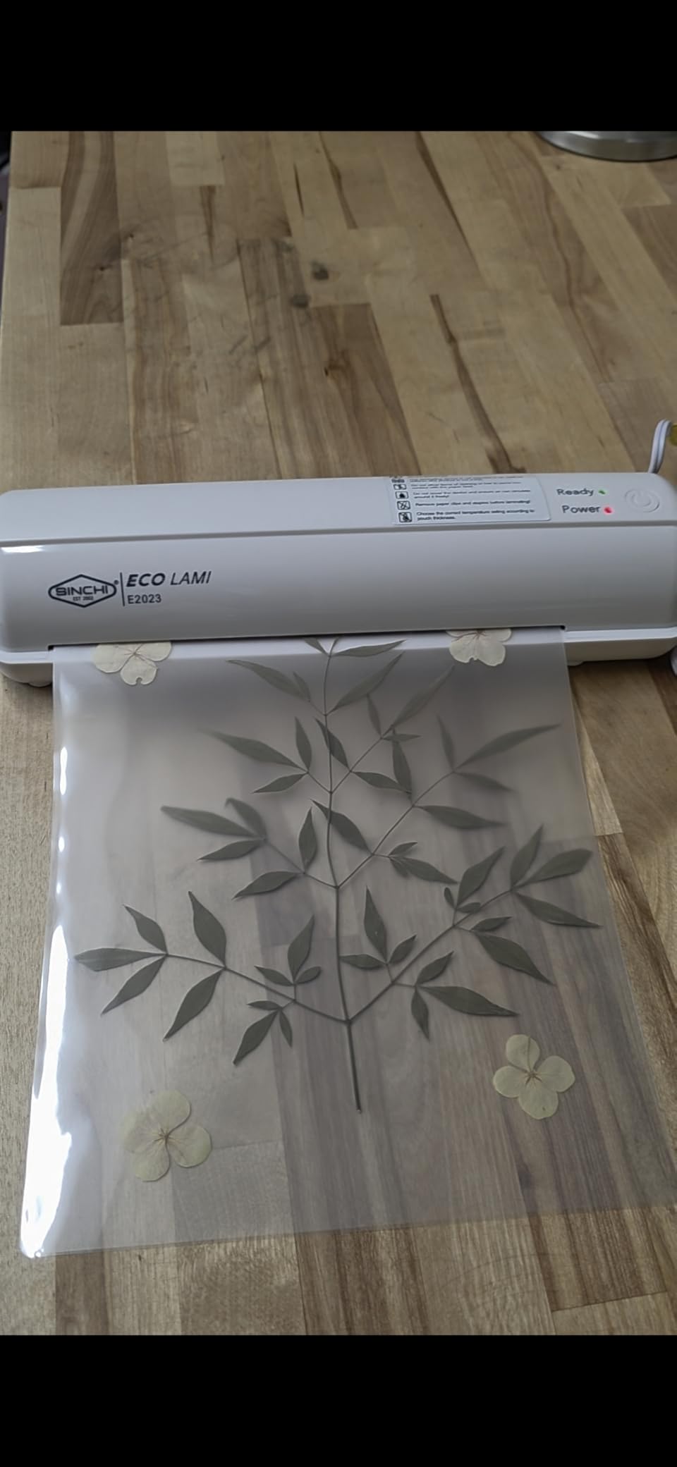 SINCHI 9-Inch Thermal Laminator, 3–5 Mil, 3-Min Warm-Up, Compact Lamination Machine with 10 Pouches, Jam Release Lever, Auto Shut-Off, One-Touch Operation for Home, Office, School customer photo 2