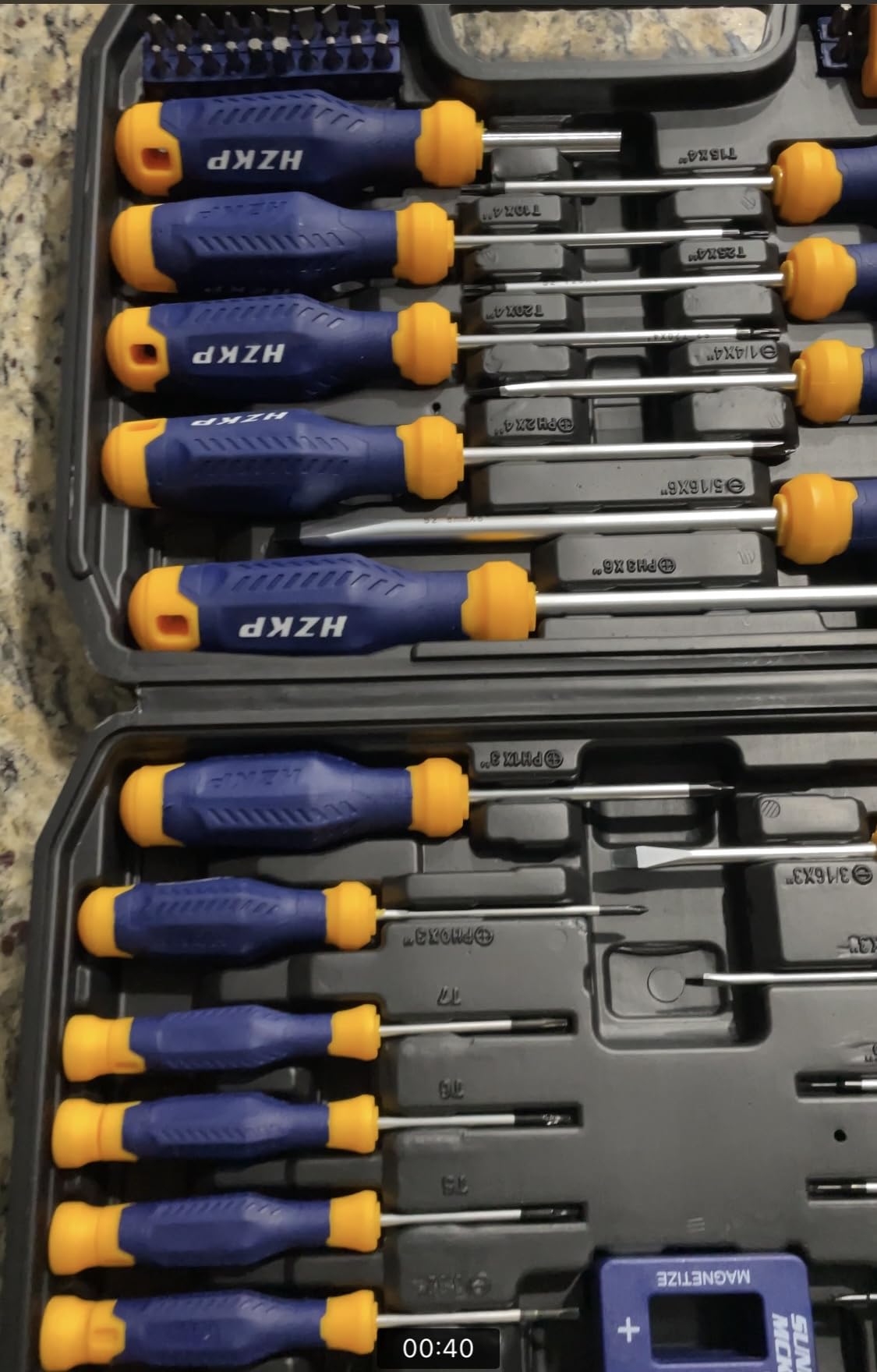 SUNHZMCKP Magnetic Screwdriver Set 66-Piece, S2- Alloy Tool Steel, Includes Slotted/Phillips/Torx Mini Precision Screwdrivers, Replaceable Screwdriver Bits With Sturdy tool box customer photo 2