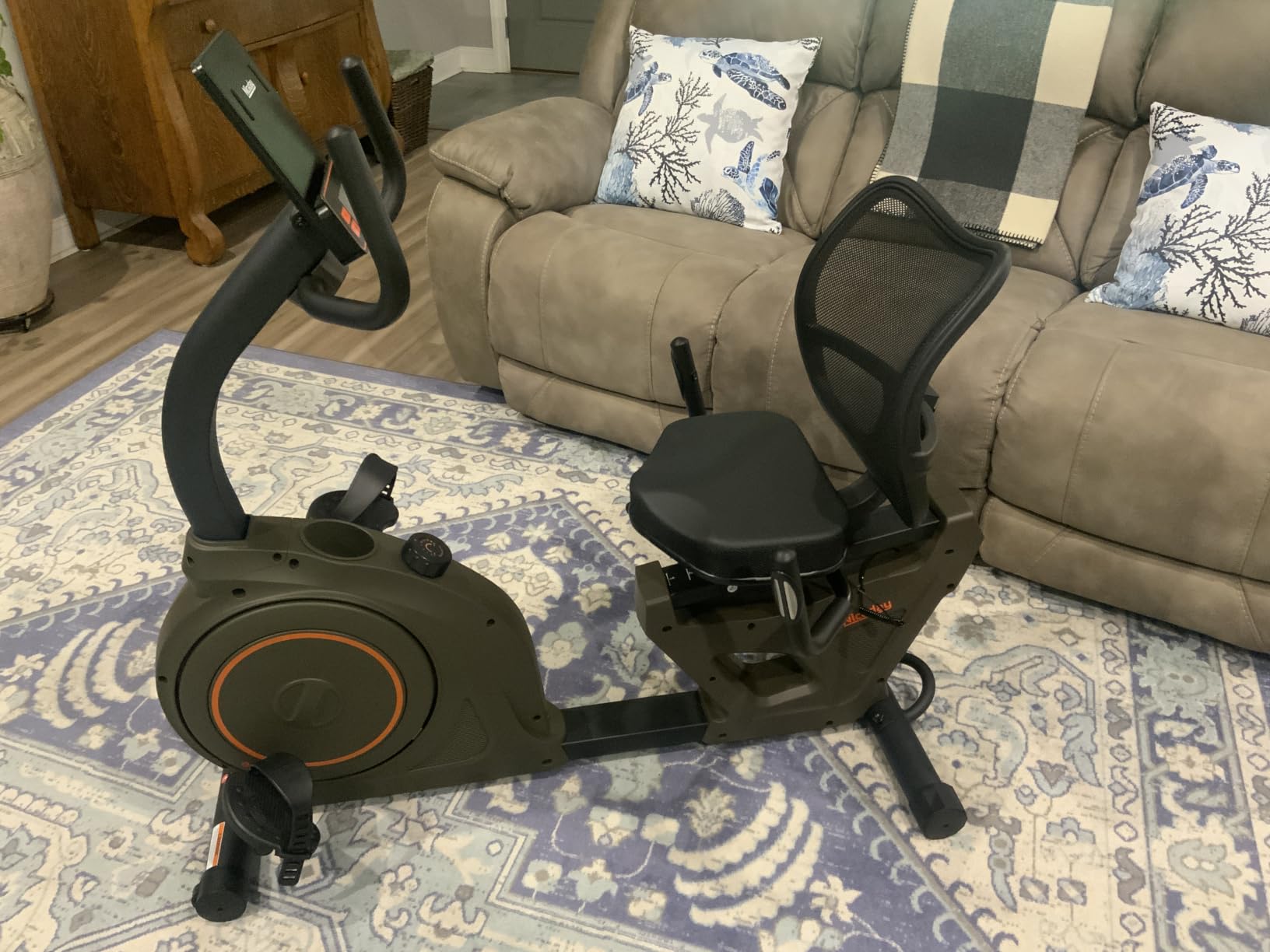 Niceday Recumbent Exercise Bike for Home Stationary Bike with APP Training customer photo 1