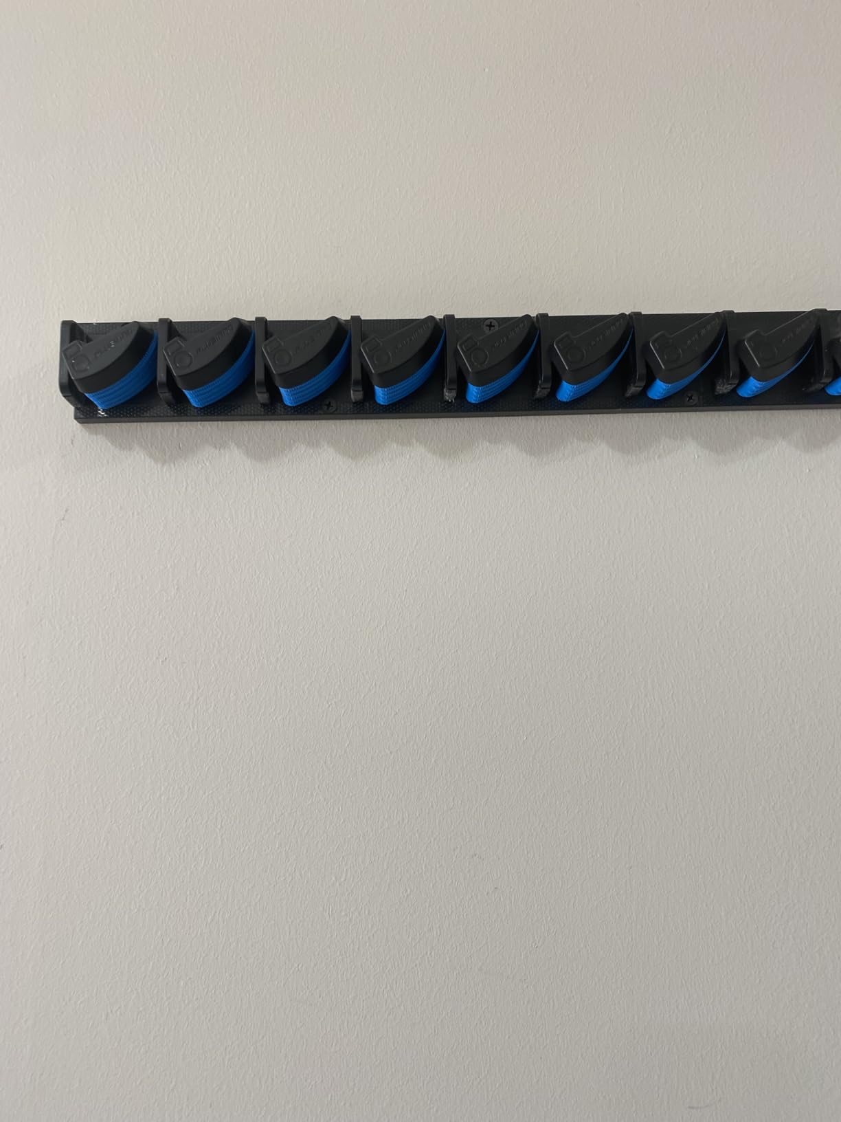 PLUSINNO V9 Vertical Fishing Rod Holder, Wall Mounted Fishing Rod Rack, Fishing Pole Holder Holds Up to 9 Rods or Combos, Fishing Rod Holders for Garage,Fishing Gear and fishing Gifts for Men customer photo 1
