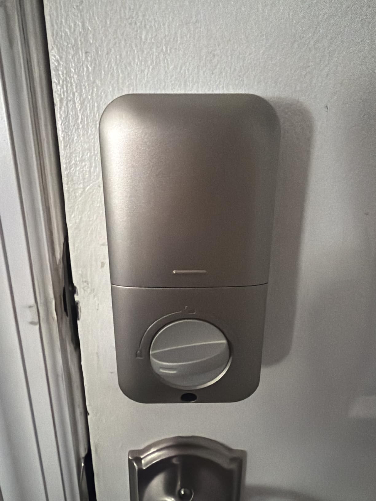 TEEHO TE001 Keyless Entry Deadbolt with Keypad for Front Door, Satin Nickel customer photo 1