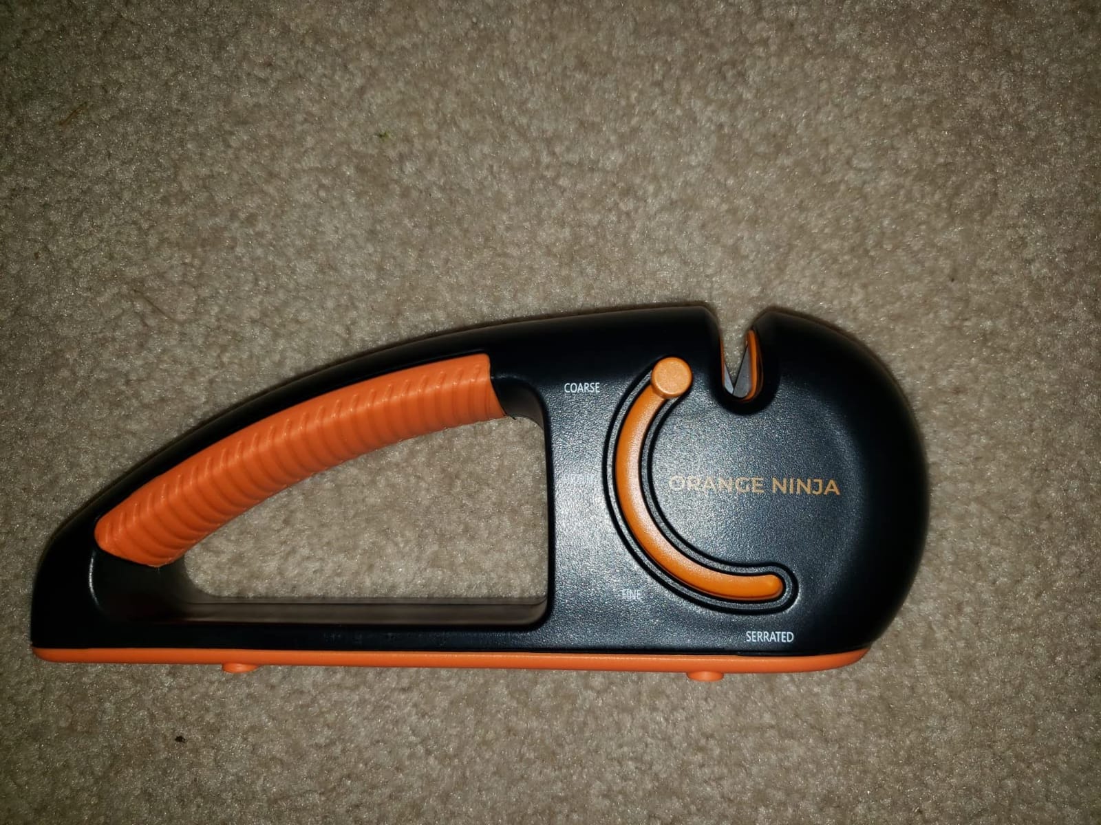 Orange Ninja Serrated & Kitchen Knife Sharpener – 4-Stage Sharpening Tool customer photo 2