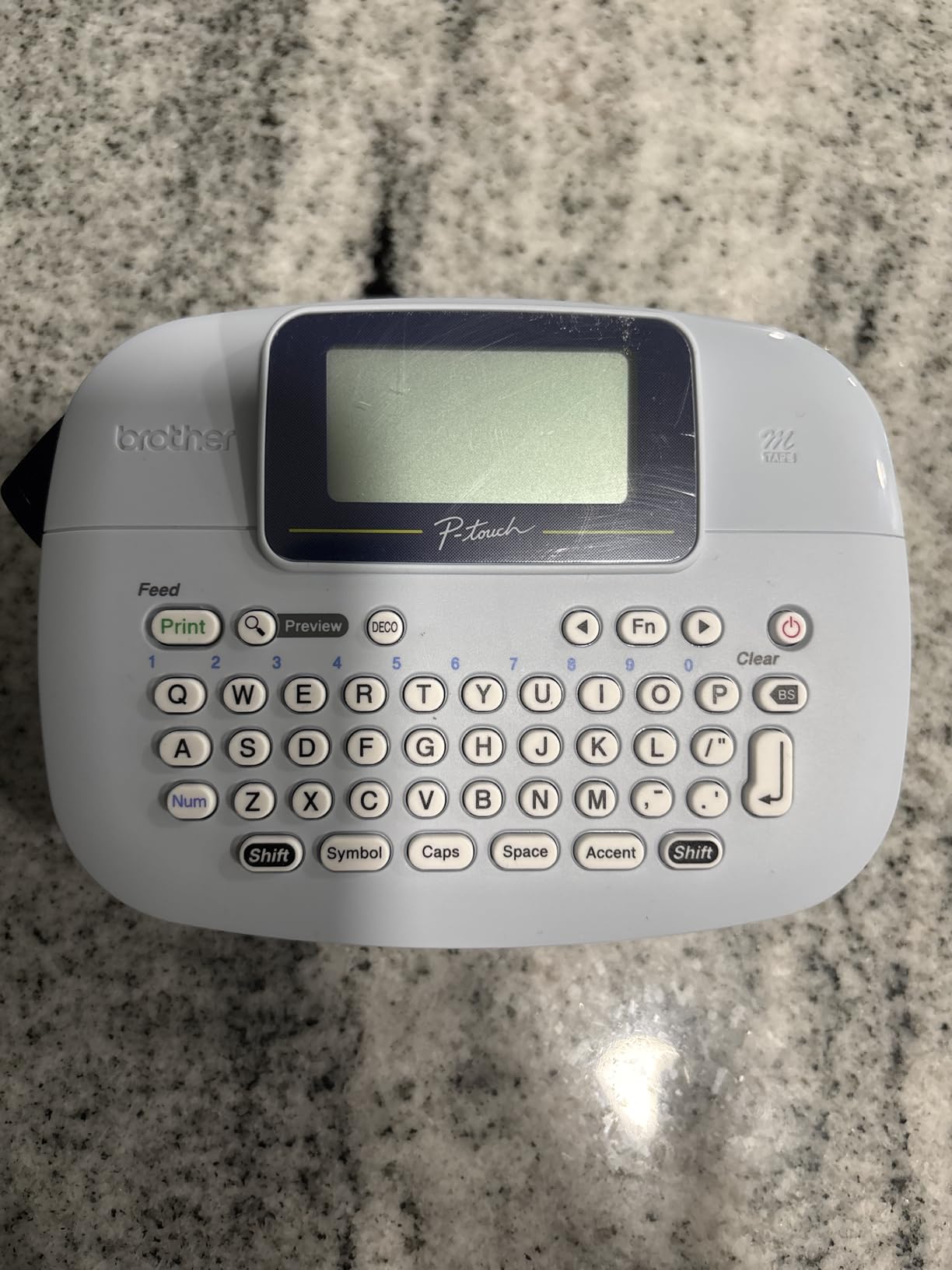 Brother PT-M95 P-Touch Monochrome Label Maker Bundle (4 Label Tapes Included),White customer photo 1