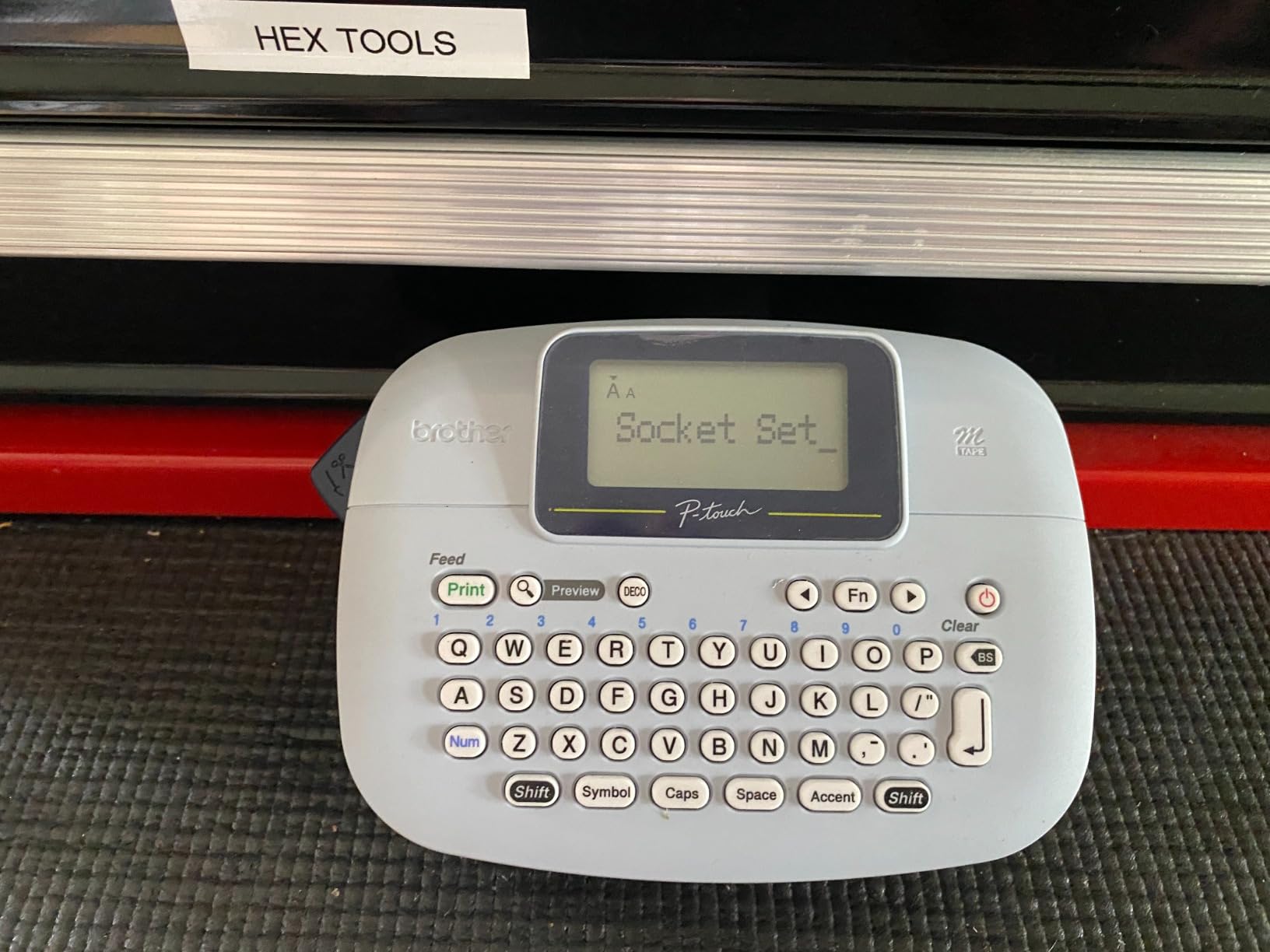 Brother PT-M95 P-Touch Monochrome Label Maker Bundle (4 Label Tapes Included),White customer photo 2