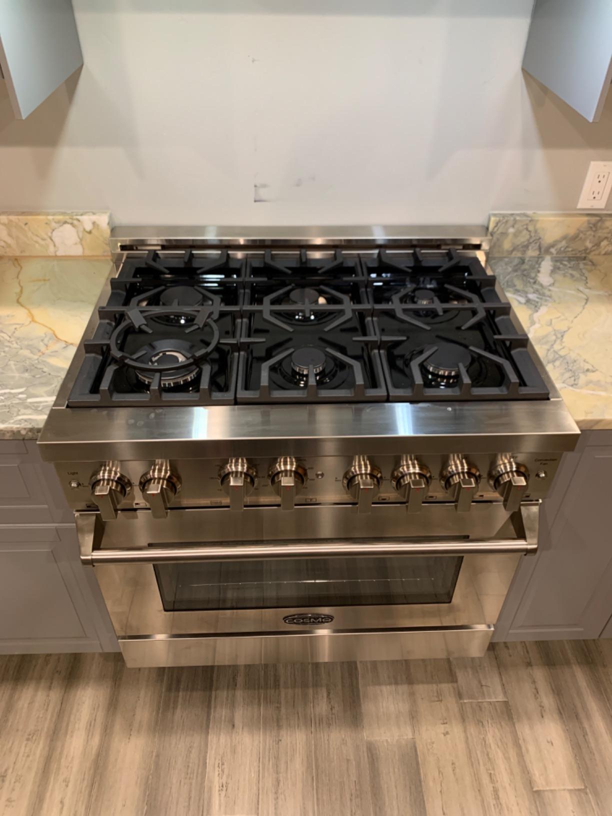 48 in. Vista Coll 6.6 cu ft 8 Burner Double Oven Gas Range, Stainless Steel customer photo 1