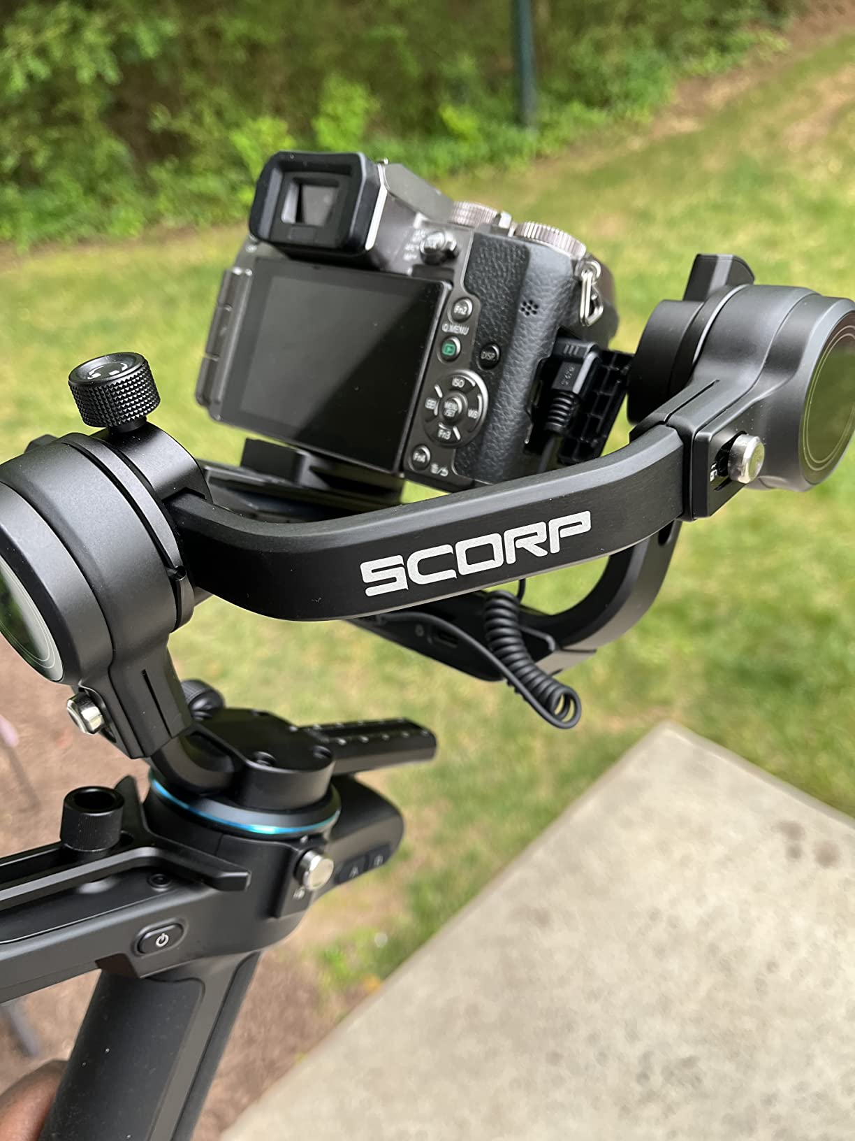 FeiyuTech SCORP-C Gimbal Stabilizer for Cameras DSLR and Mirrorless Camera, 3-Axis Camera Gimbal, 5.5lbs Payload, for Sony α7Ⅳ A6300/A6400 A7S3 a9/a7 for Canon 5D3/80D for Nikon D7500/Z5/Z6 II customer photo 1