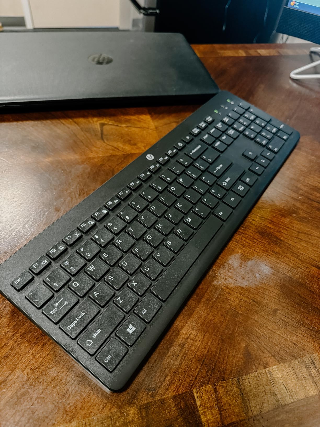 HP 230 Wireless Keyboard - Wireless Connection - Low-Profile, Quiet Design - Windows & Mac OS - Laptop, PC Compatible - Shortcut Keys & Number Pad - Long Battery Life (‎3L1E7AA#ABA),Black customer photo 2
