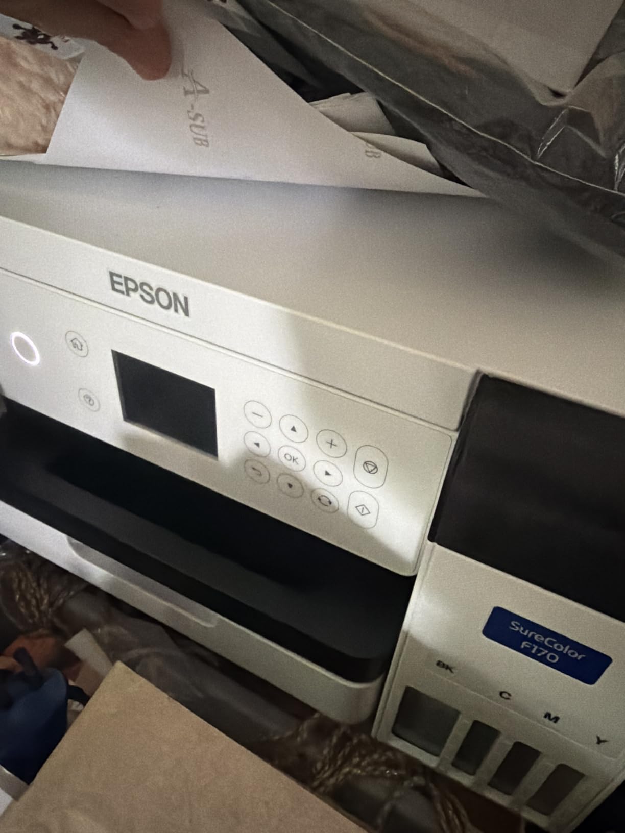 Epson SureColor F170 Sublimation Printer Bundle customer photo 1