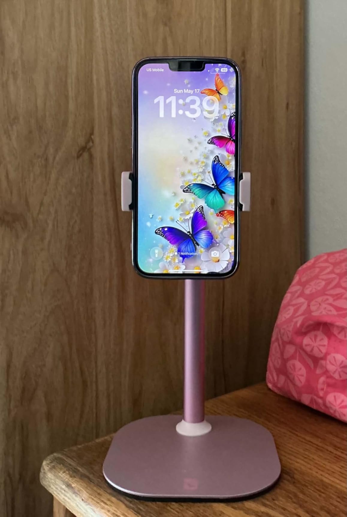 COOPER ChatStand Sturdy Cell Phone Holder, iPhone Stand for Desk, Recording customer photo 2