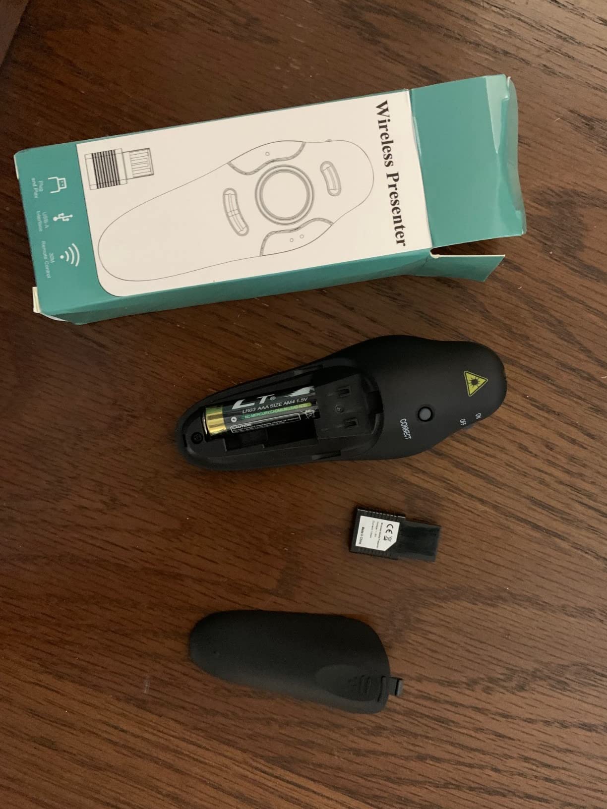 Presentation Clicker for PowerPoint, Wireless Remote Control with Red Laser customer photo 2