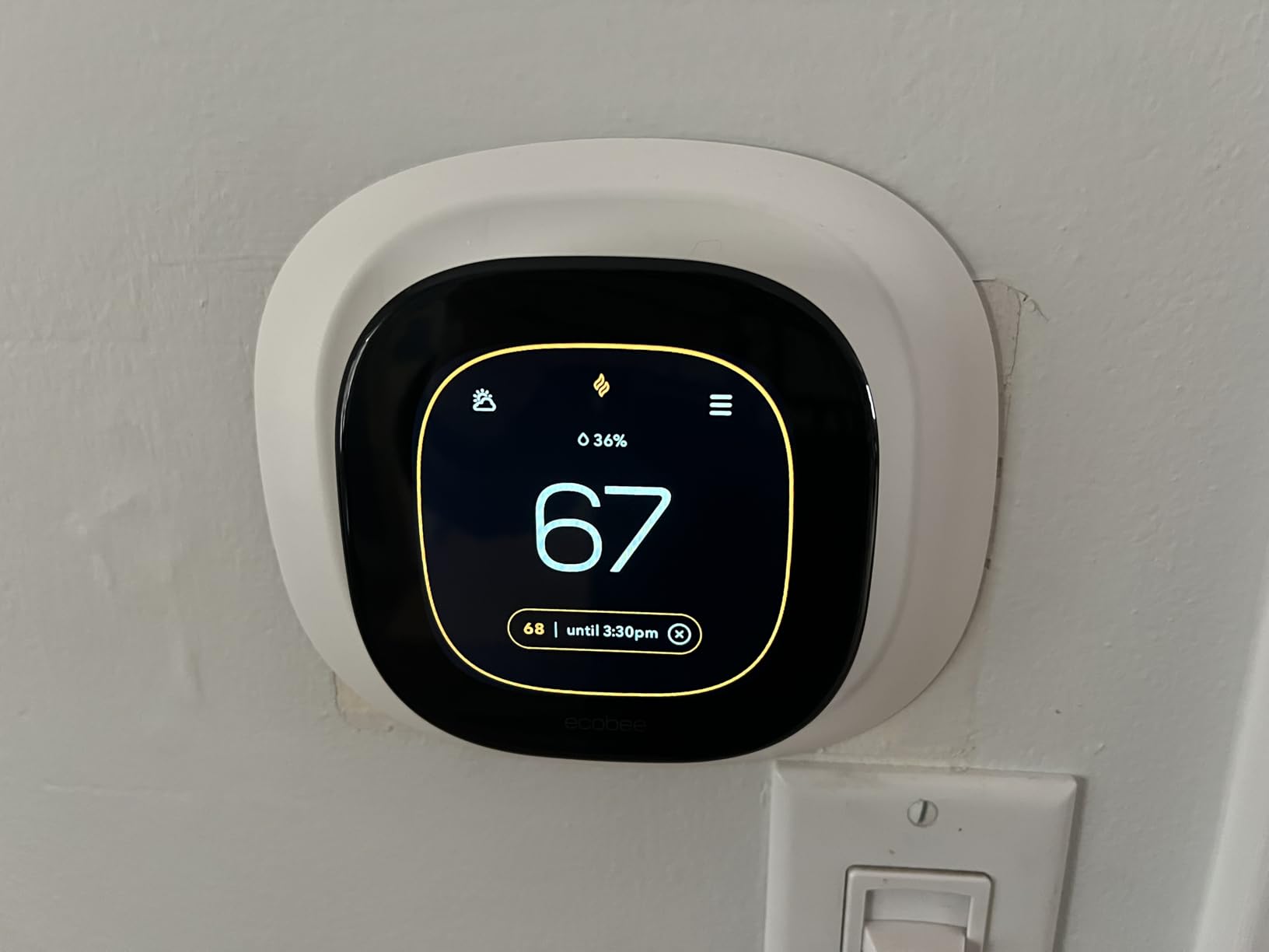 ecobee Smart Thermostat Enhanced, Programmable Wifi Thermostat customer photo 2