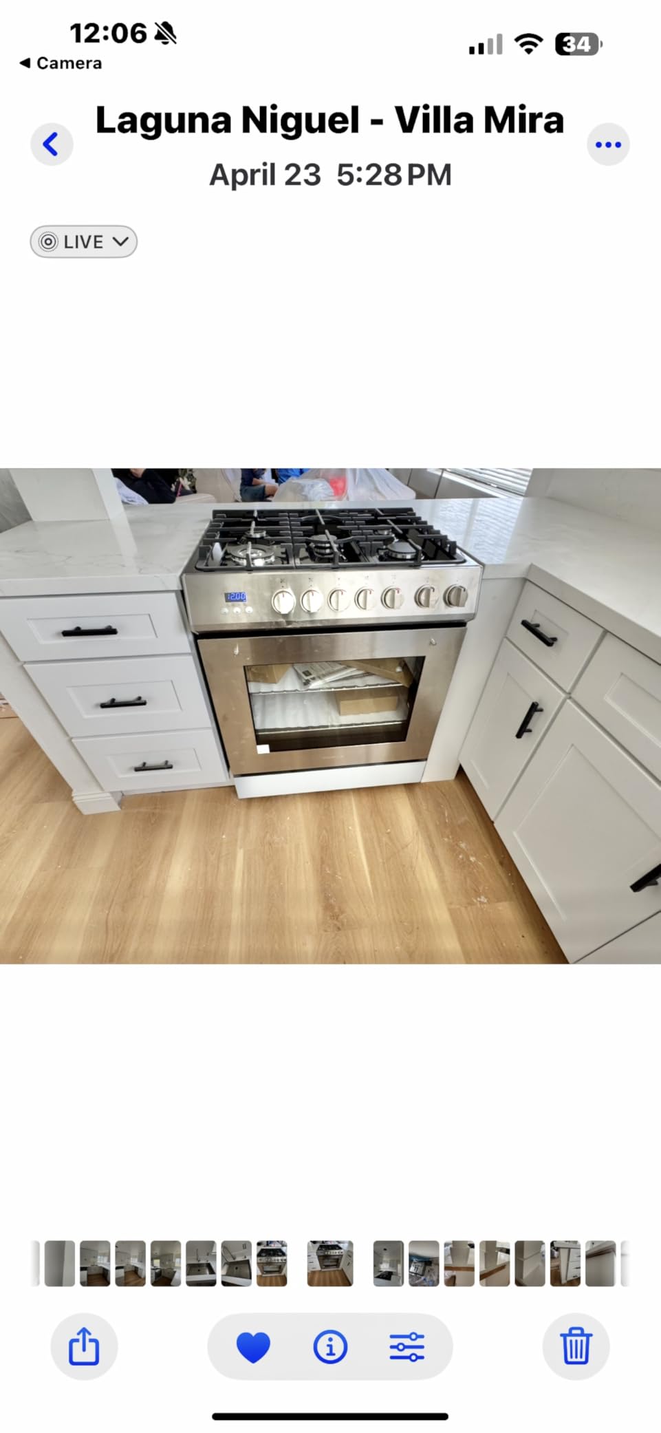 30 in. Nebula Coll 5 cu ft 5 Burner Gas Range, Convection, Stainless Steel customer photo 2