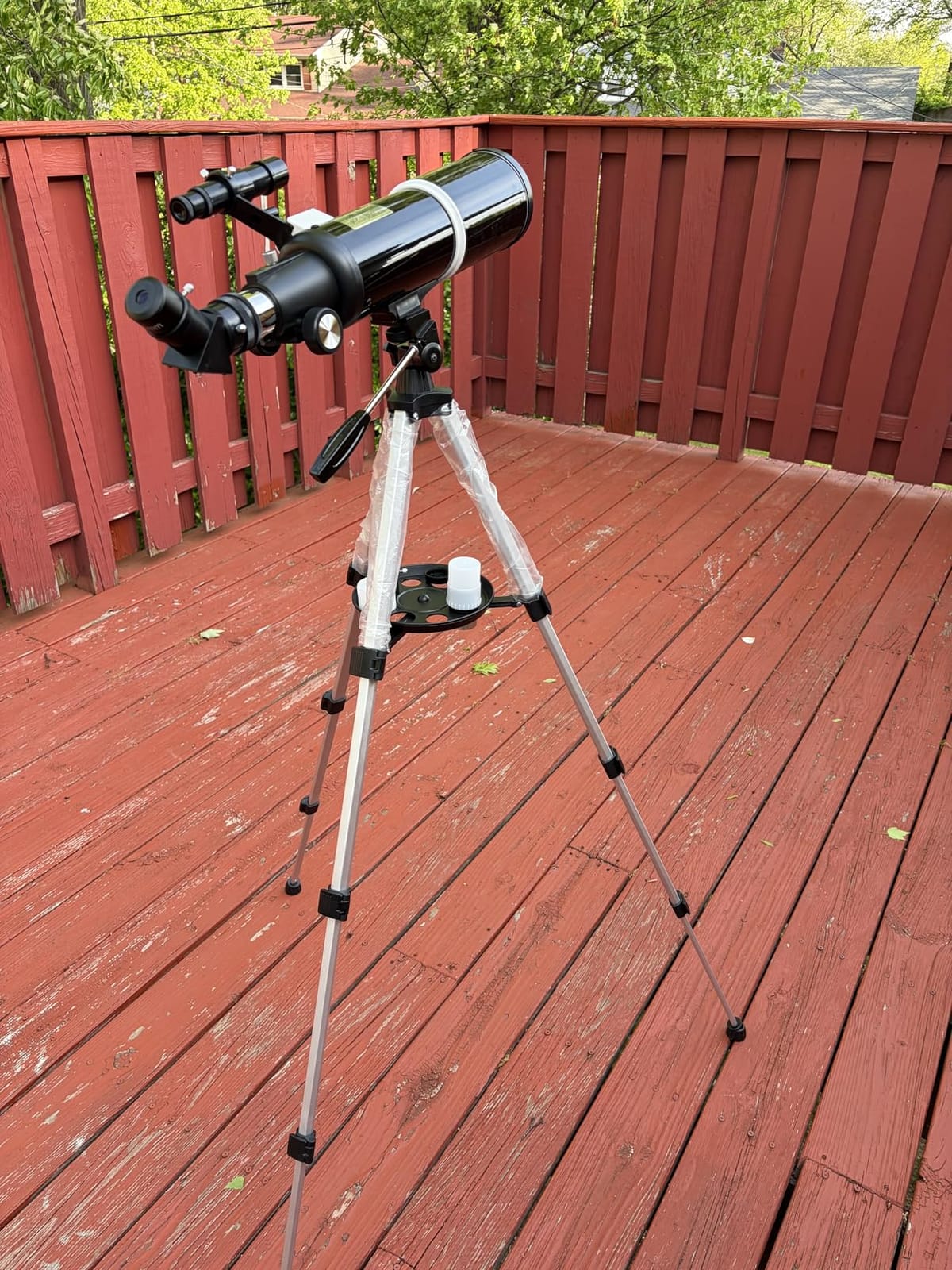 Koolpte Telescope for Adults & Beginner Astronomers - 80mm Aperture 600mm Fully Multi-Coated High Transmission Coatings with AZ Mount Tripod Phone Adapter, Carrying Bag, Wireless Control. customer photo 1