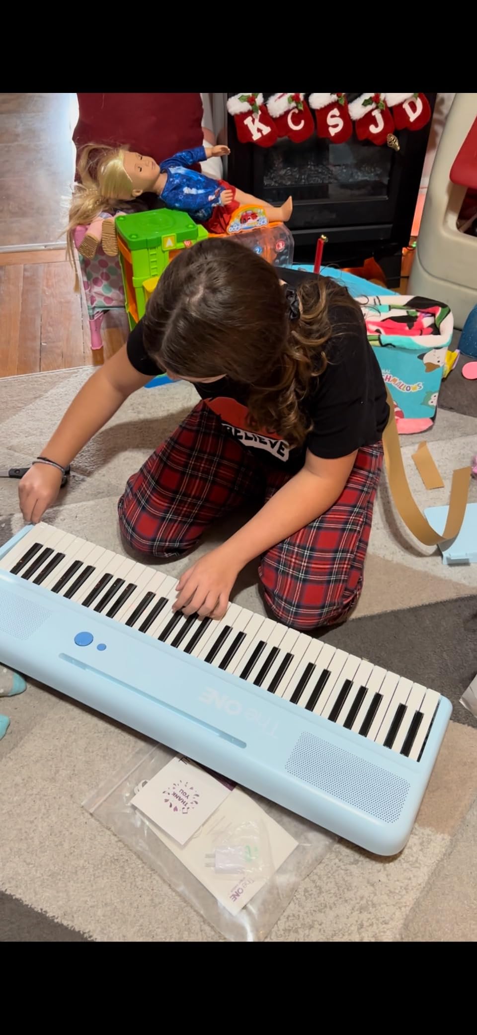 The ONE 61 Key Piano Keyboard with Lighted Keys, Bluetooth MIDI customer photo 1