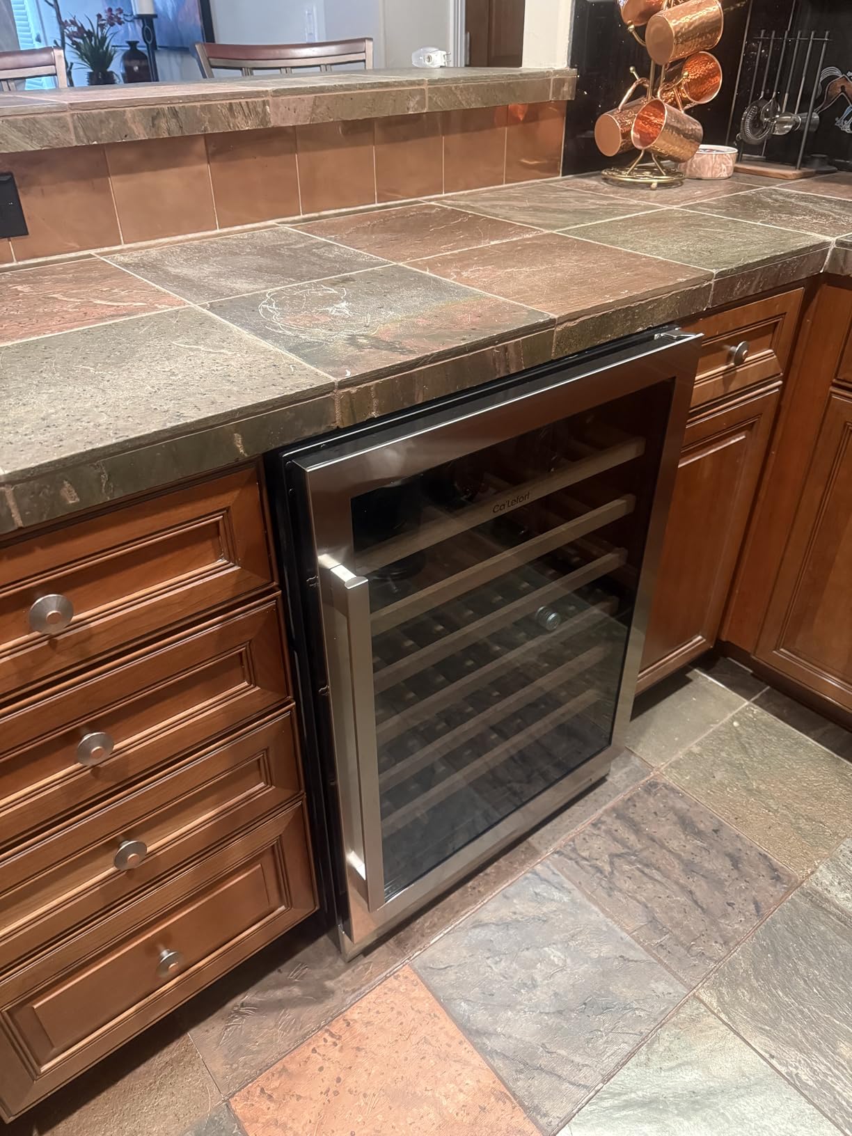 Ca'Lefort 15 Inch Wine Fridge, 33-Bottle Wine Cooler Refrigerator customer photo 1