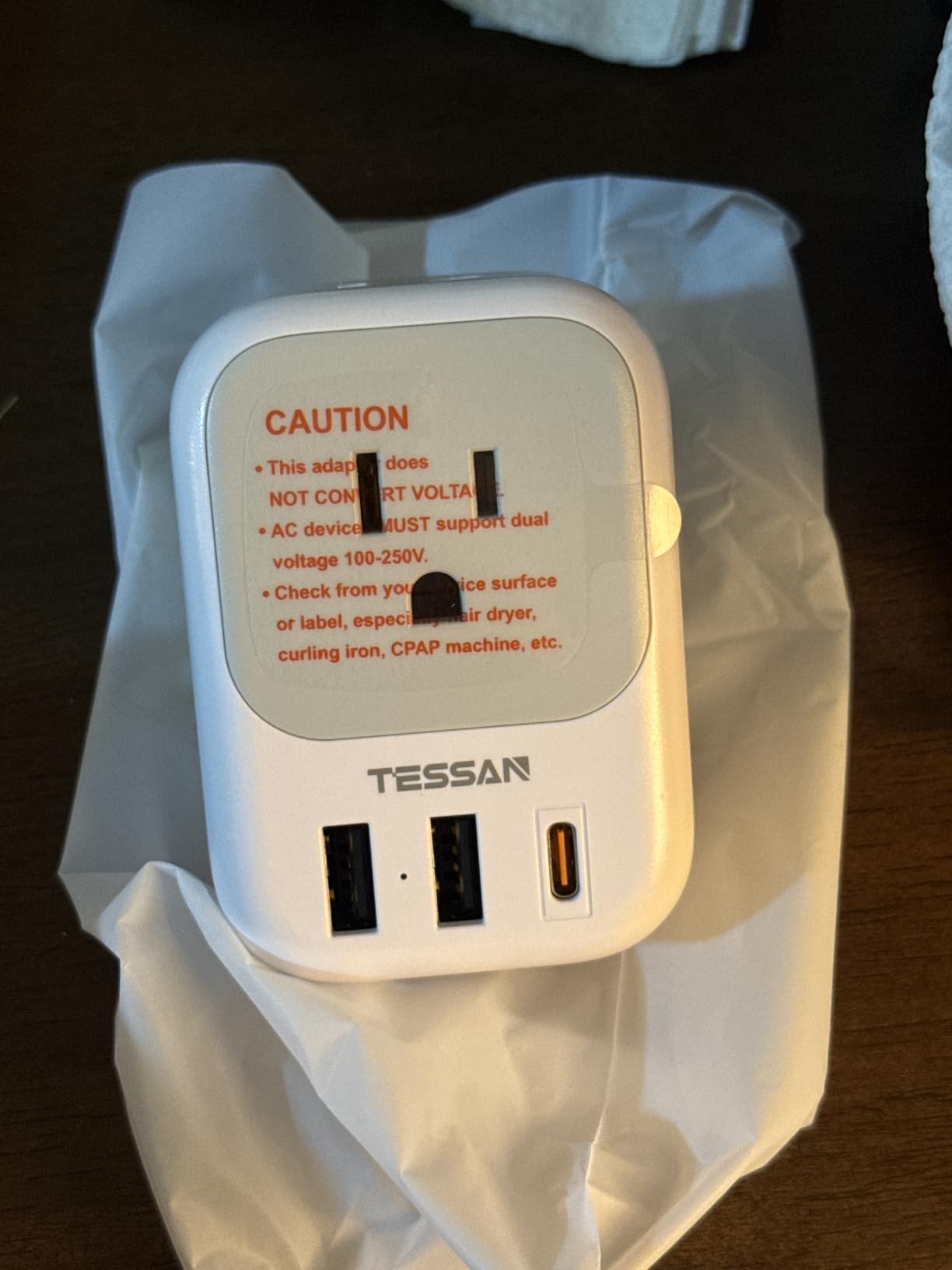 TESSAN European Travel Plug Adapter 2 Pack, Type C Plug customer photo 1