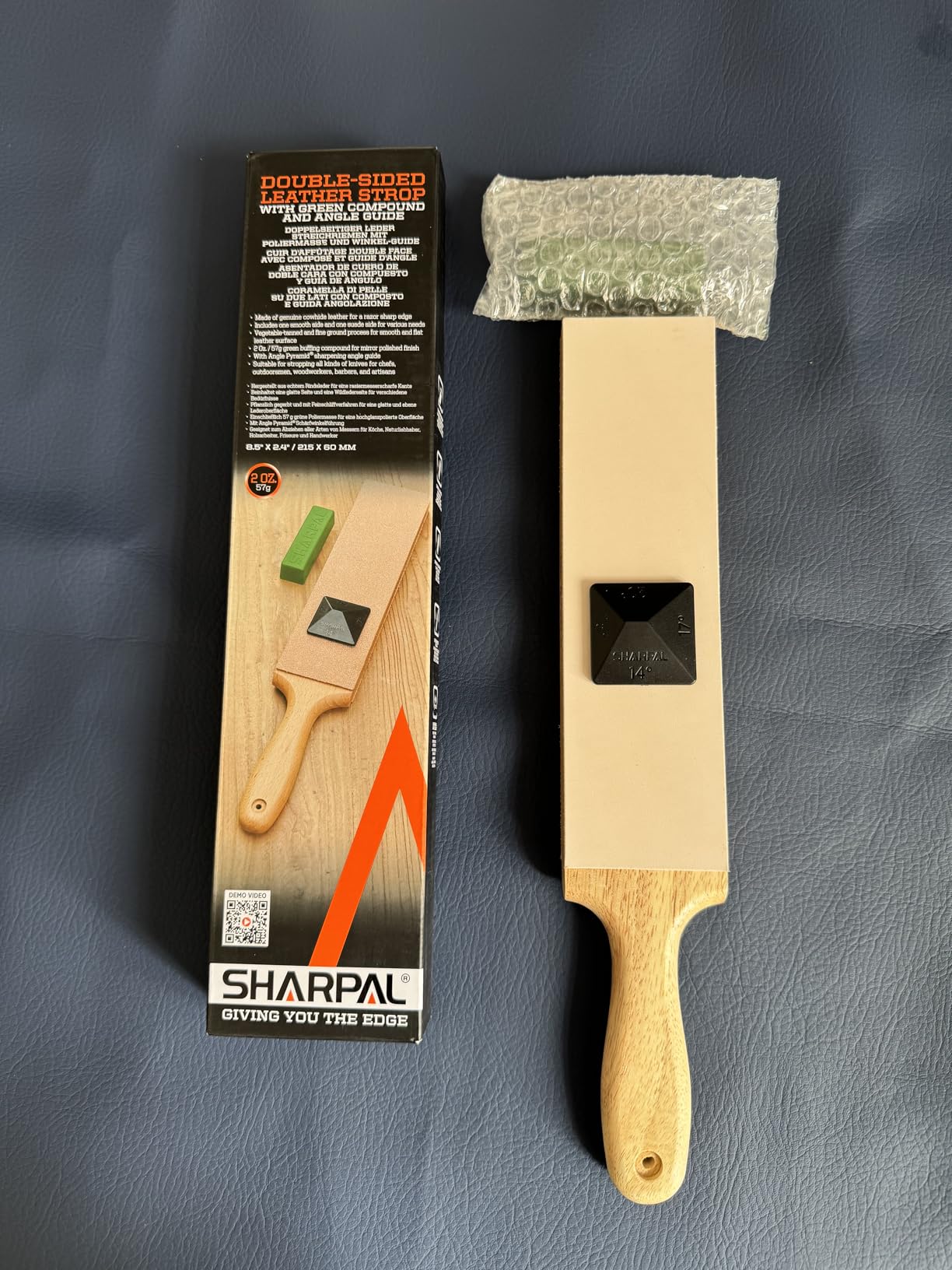 SHARPAL 205H Double-Sided Leather Strop 13.2