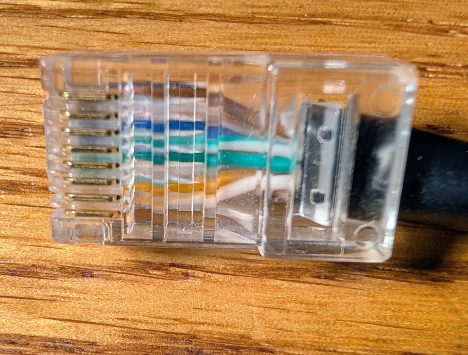 Brileine RJ45 Crimp Tool Pass Through Kit Ethernet Crimper Cat5 Cat5e Cat6 customer photo 1