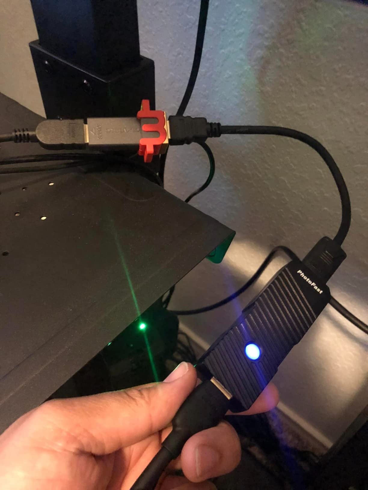 PhotoFast 4K Gamer Pro Video Game Console HDMI 4K upscaler 1080p to 4k @60fps without lag upscale for Nintendo Switch/Nintendo Switch OLED/Wii U/PlayStation 4 / PS3 / Xbox & more customer photo 2