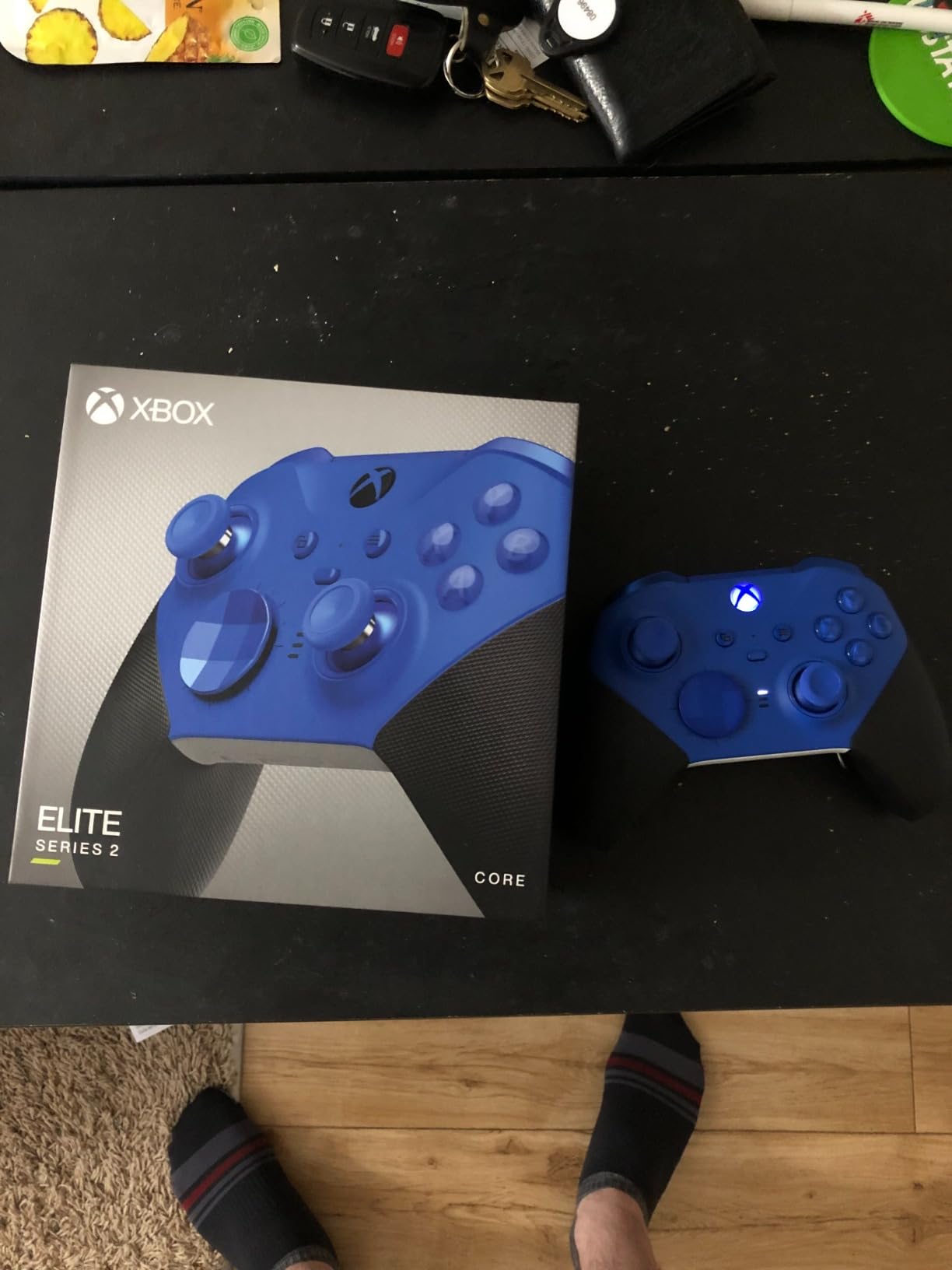 Xbox Wireless Gaming Controller | Elite Series 2 Core | White | Console, PC, and Android | Adjustable Thumbsticks | Trigger Locks customer photo 1