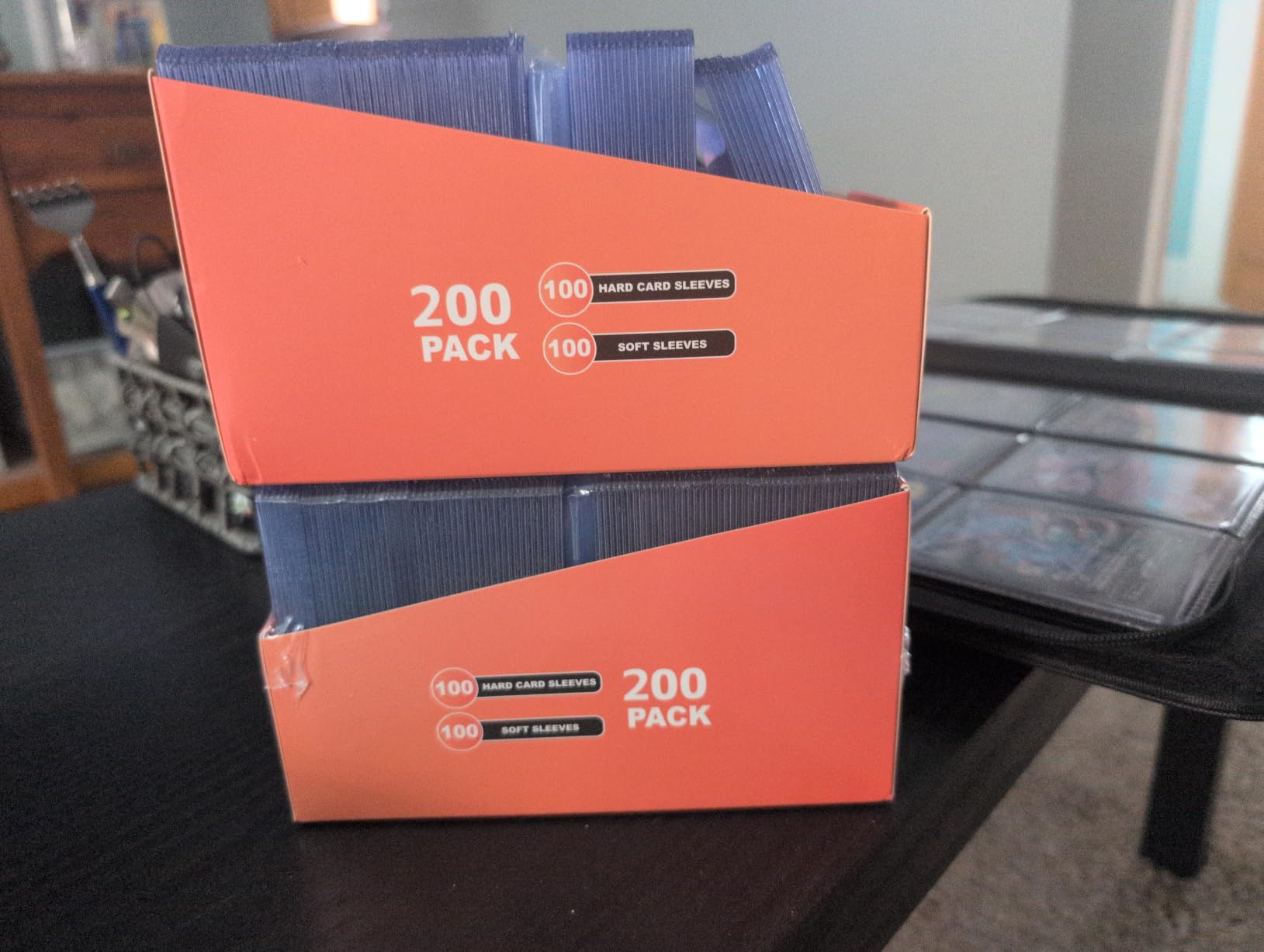 200 Card Sleeves Hard Plastic, Arjiekwei 3